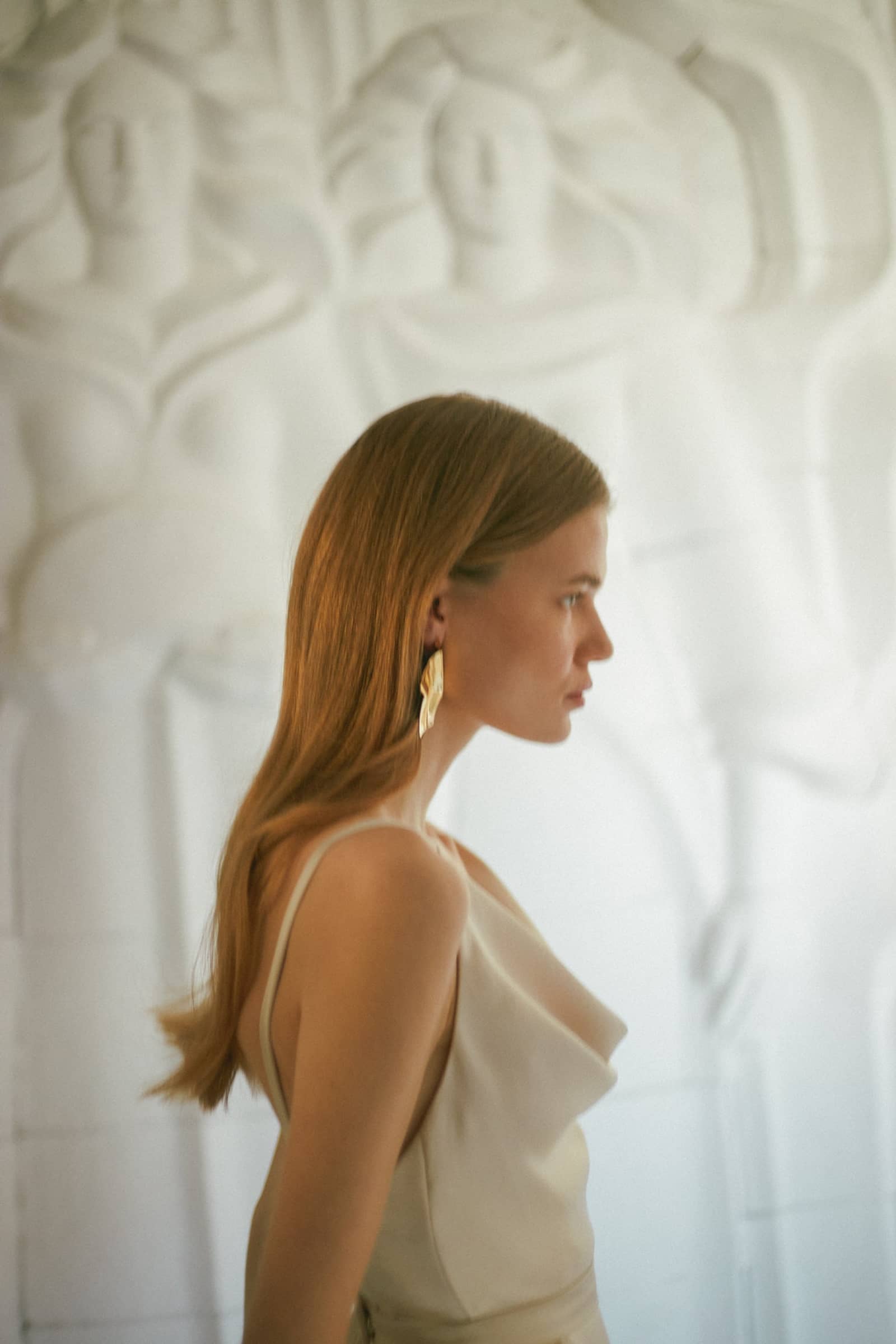 KAMEA champagne satin cocktail dress made by UNDRESS