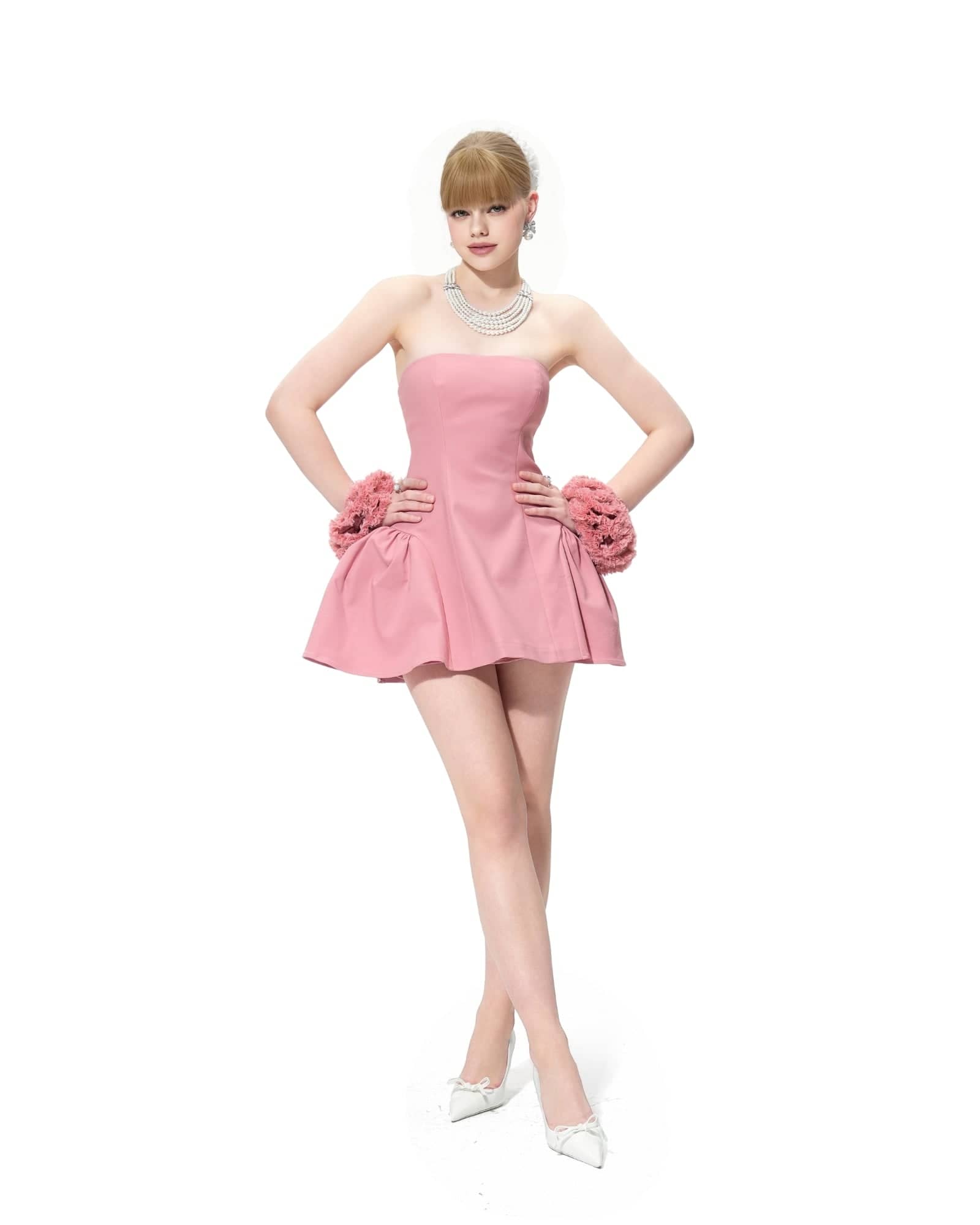 Flora Dress (Pink) made by Nana Jacqueline