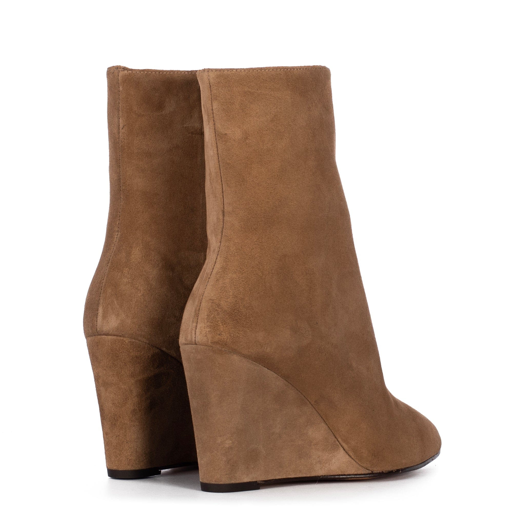 CARLOTA BIRRA SUEDE BOOTIES in Brown made by Toral