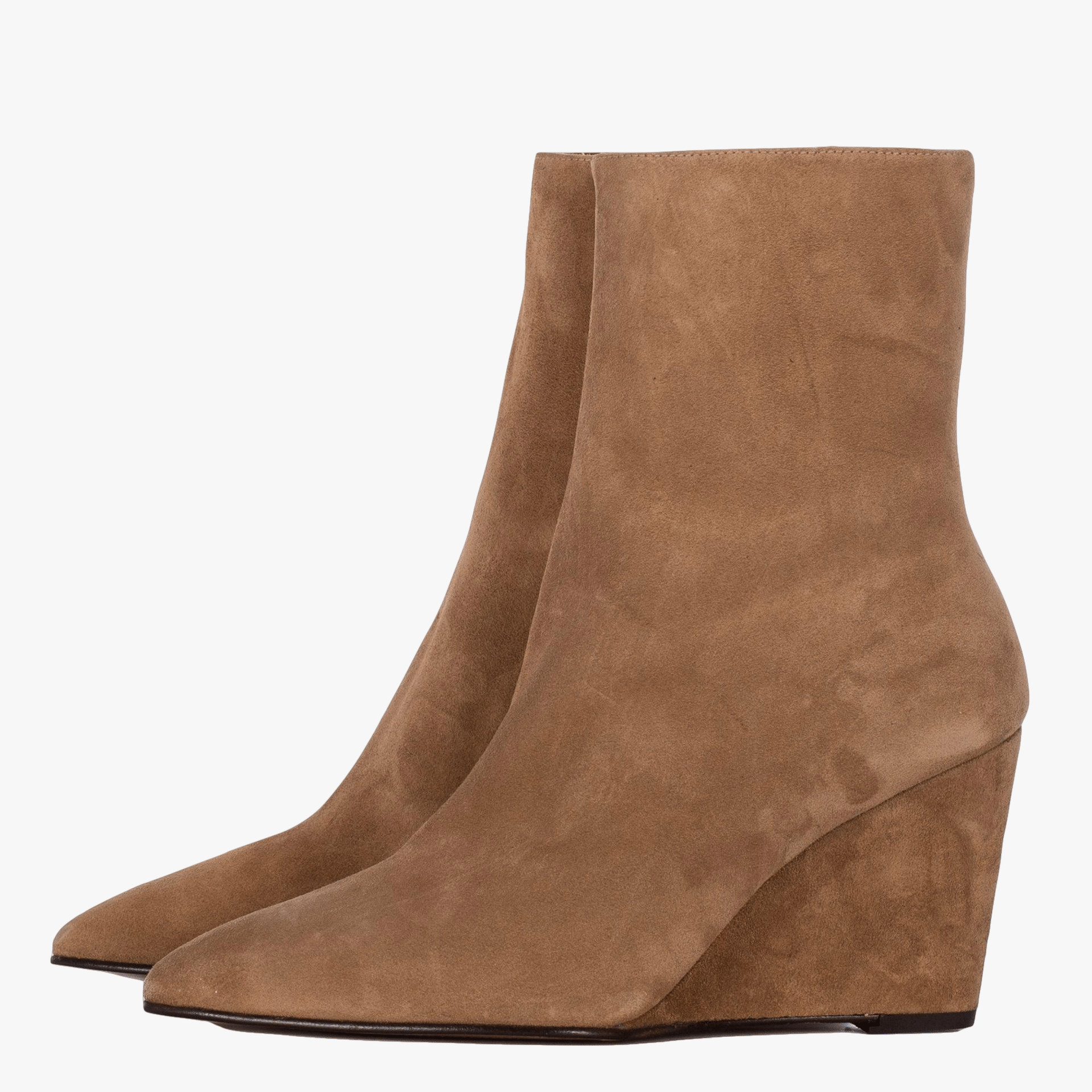 CARLOTA BIRRA SUEDE BOOTIES in Brown made by Toral