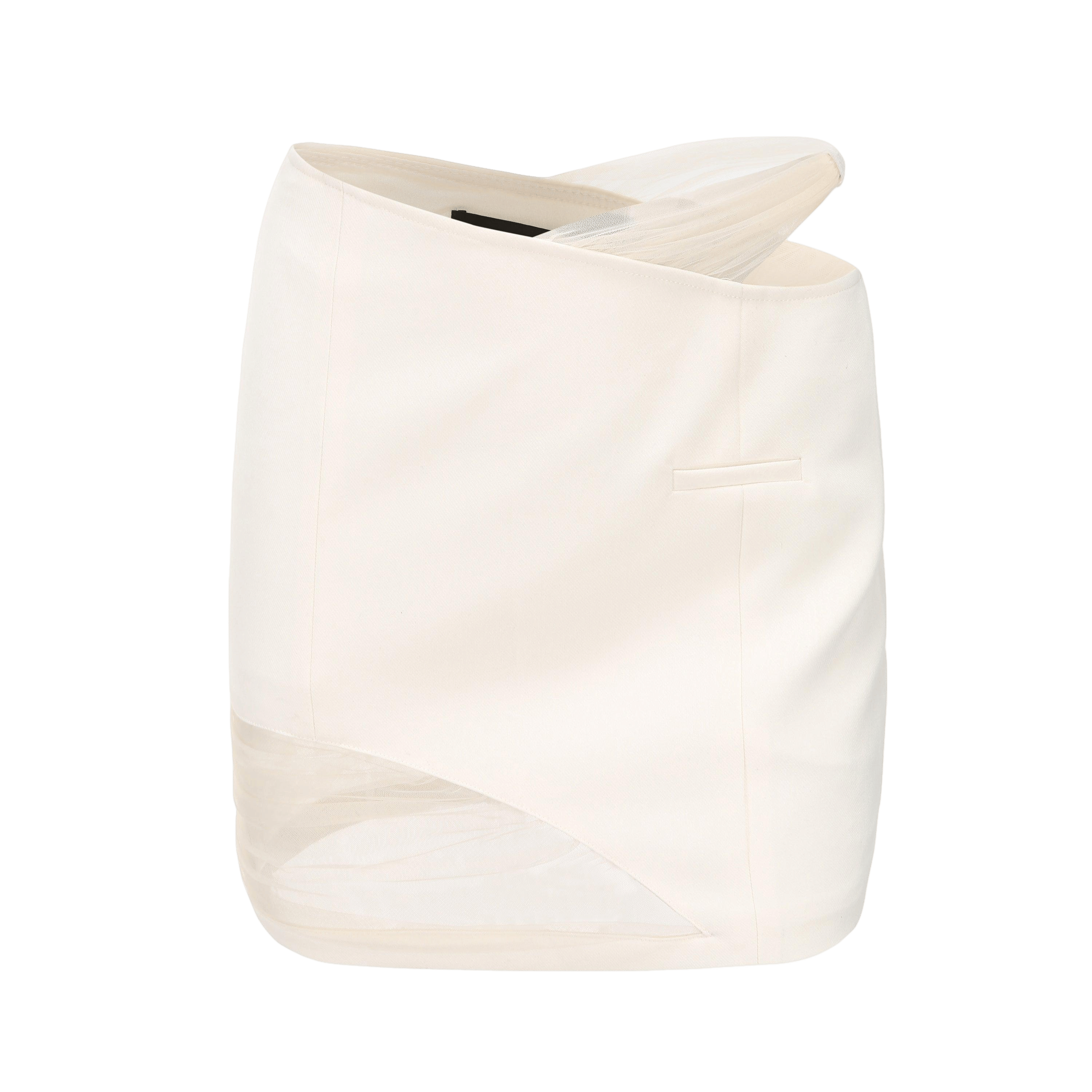 White Kori Skirt (Final Sale) made by Nana Jacqueline