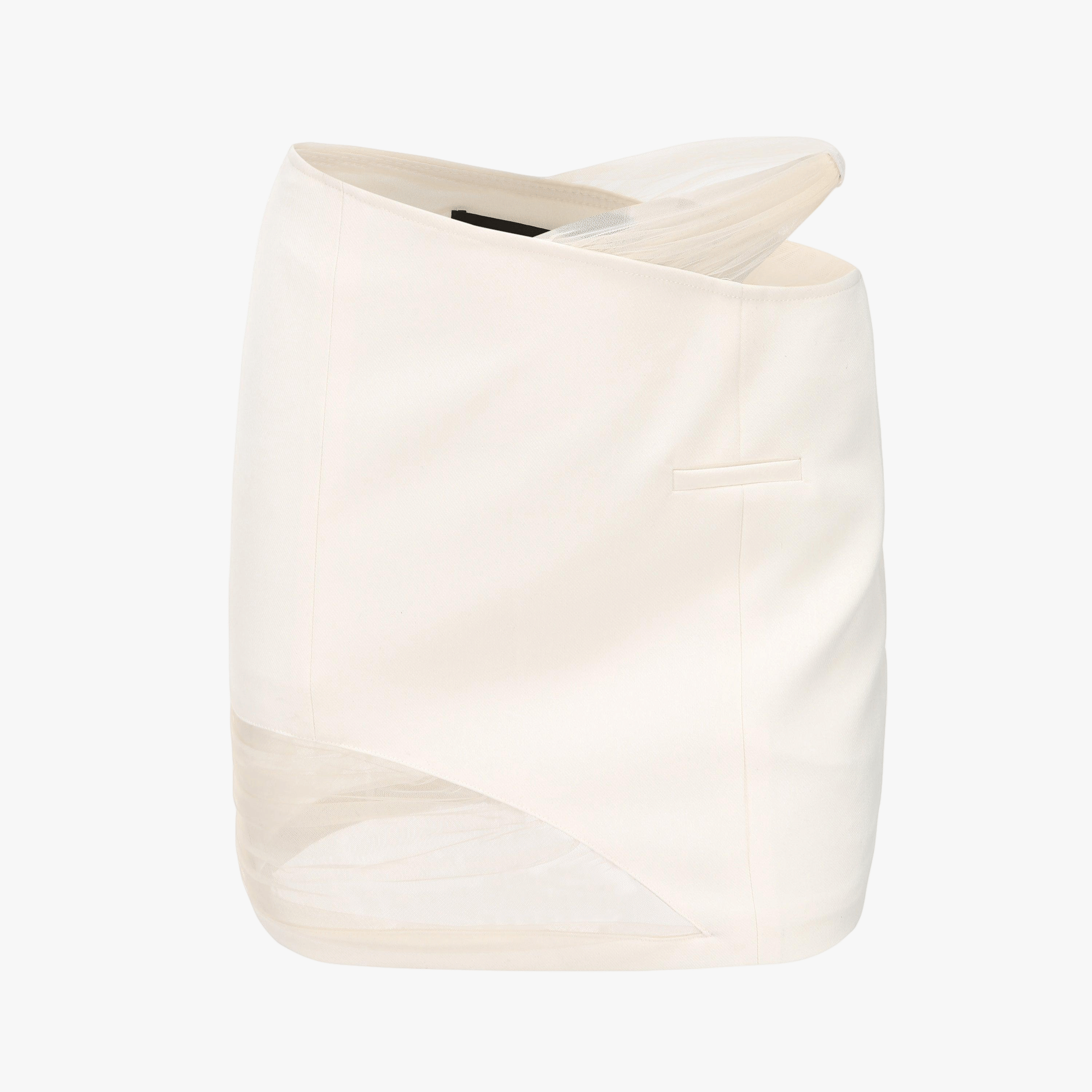 White Kori Skirt (Final Sale) made by Nana Jacqueline