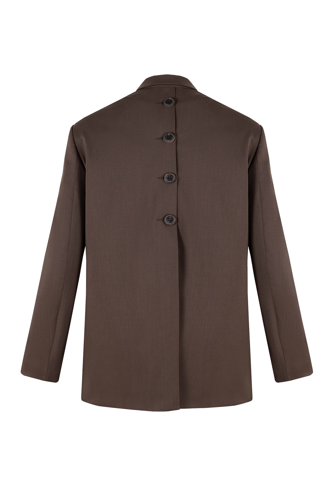 Oversized blazer with buttons made by BENU Studio