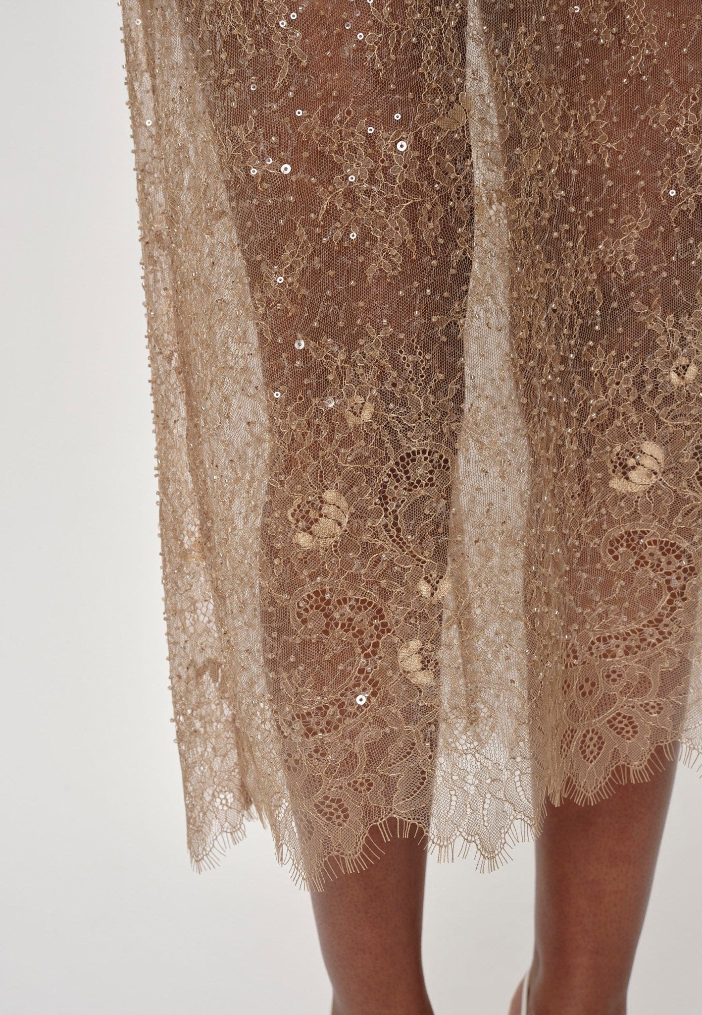 Risa Skirt - Beige made by HERSKIND