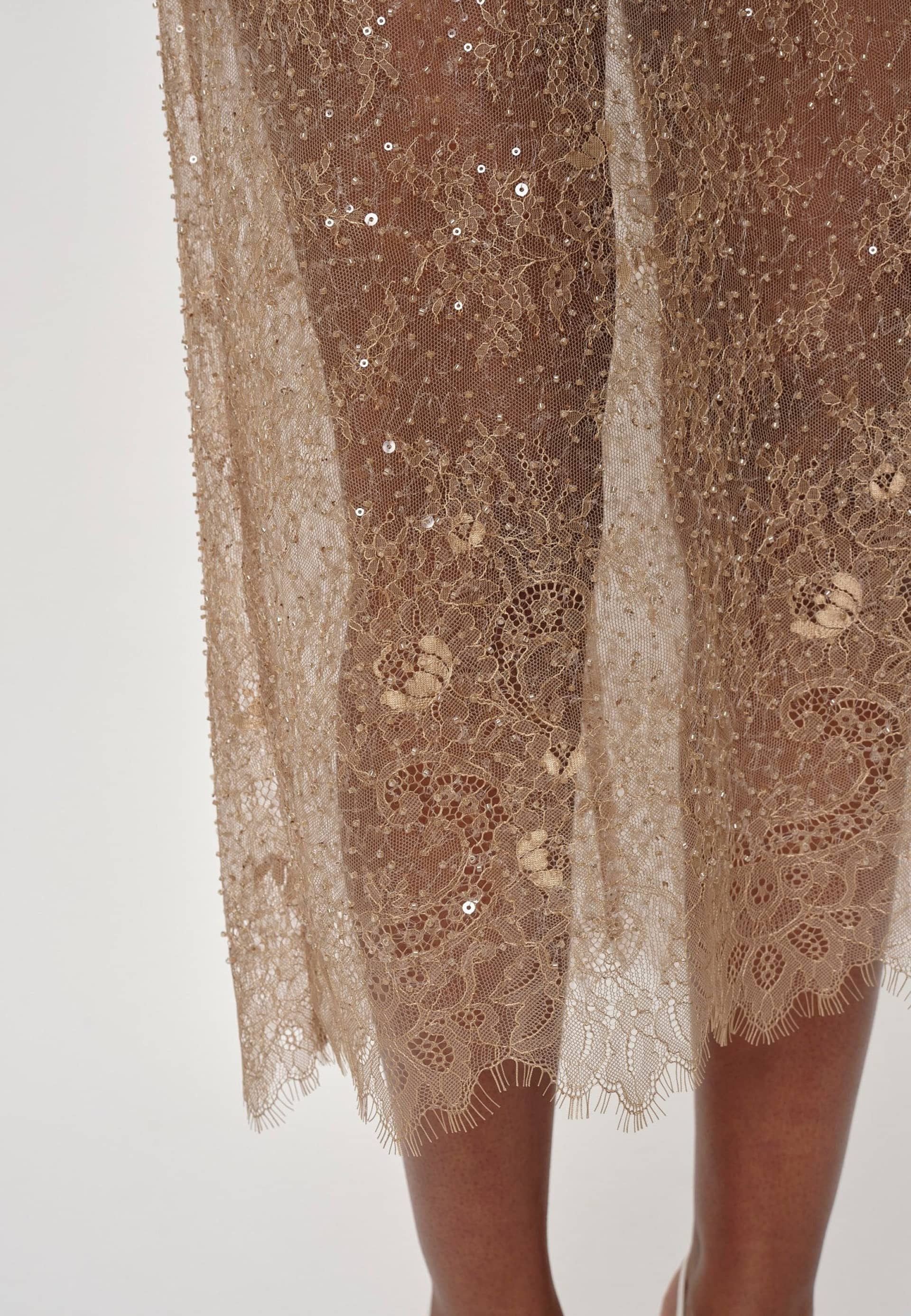 Risa Skirt - Beige made by HERSKIND