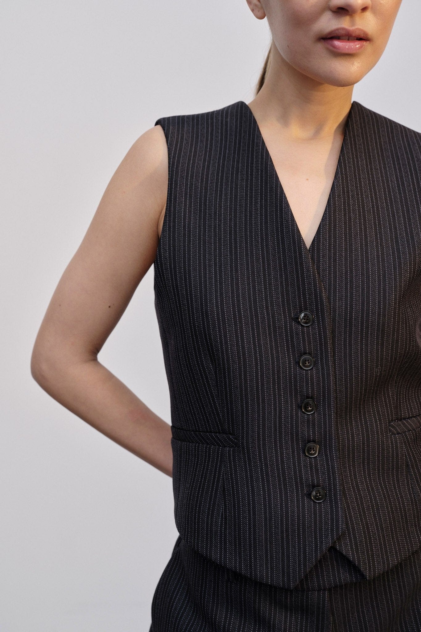 Mister Vest - Pinstripe made by HERSKIND