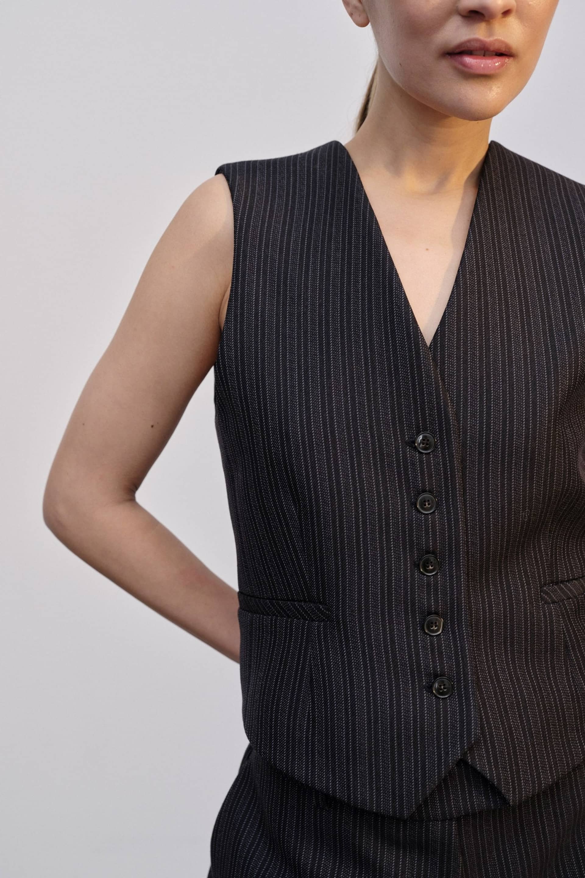 Mister Vest - Pinstripe made by HERSKIND