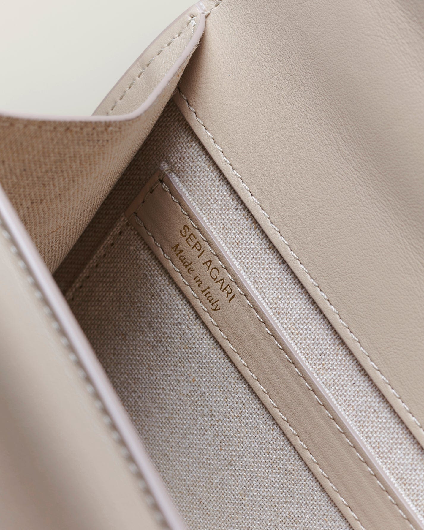 Harlow in Taupe made by Sepi Agari