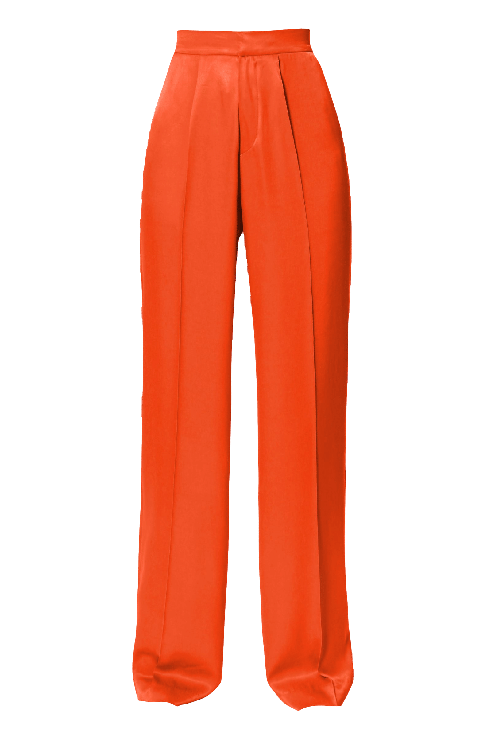Trousers Jessie Satin Nasturtium made by HALEWSKI