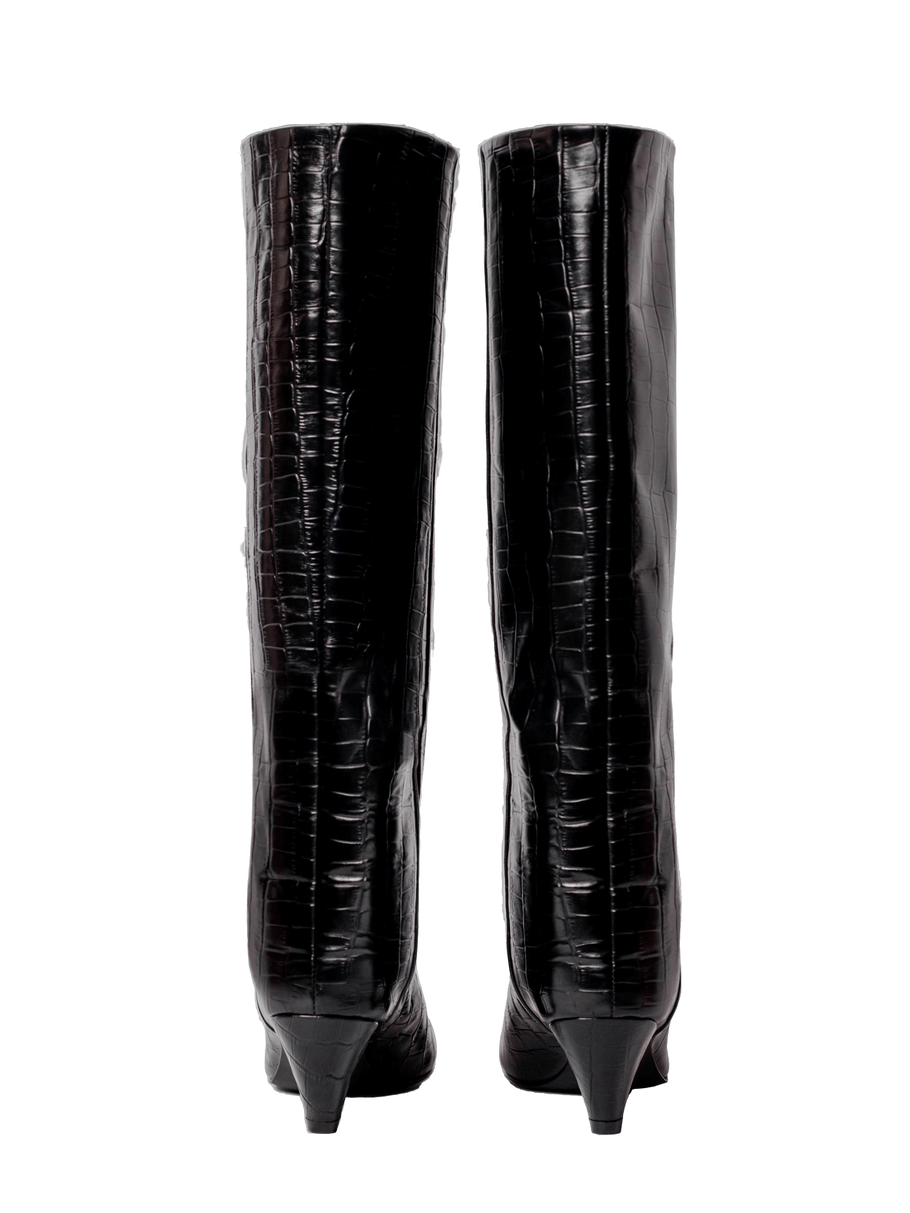 THE VANESSA TALL BLACK CROC made by Blankens