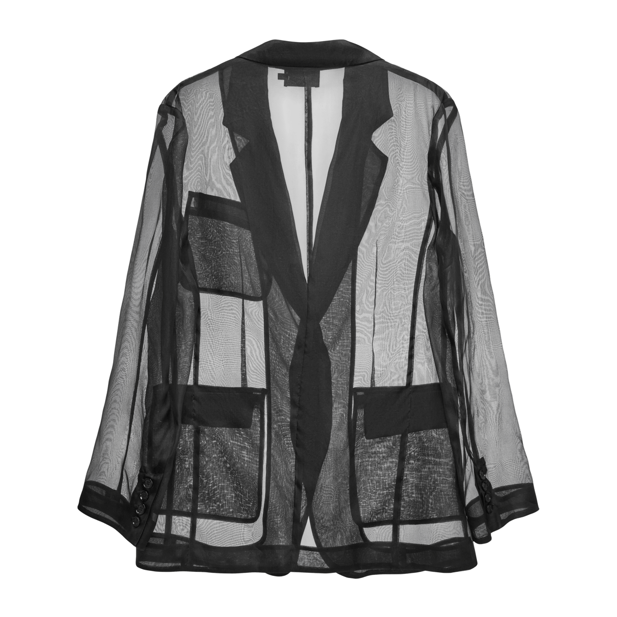 Transparent Organza Blazer made by YAVORSKA