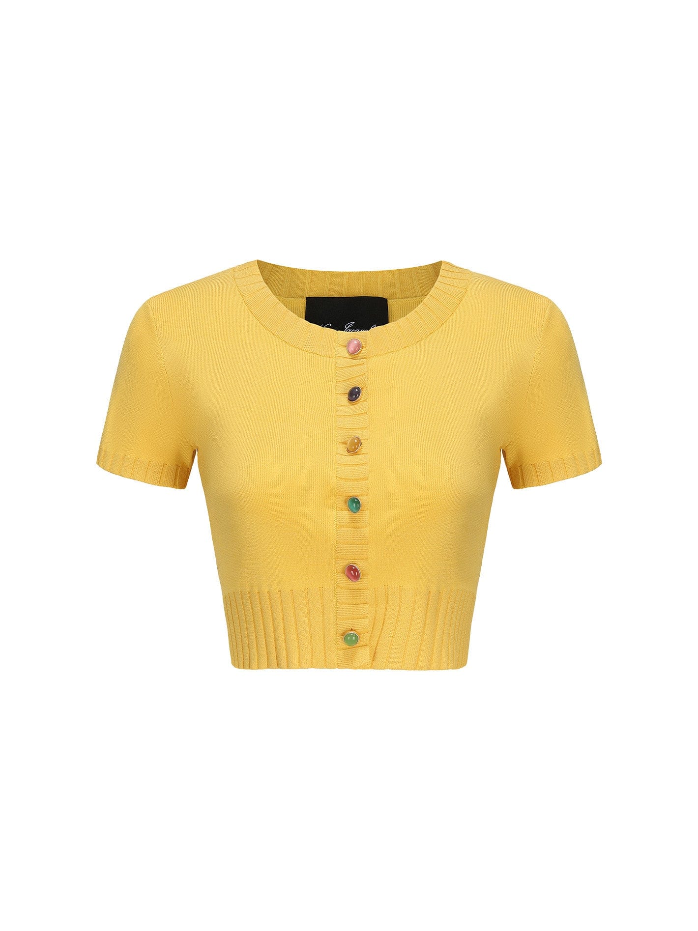 Kennedy Knit Top Set (Yellow) made by Nana Jacqueline