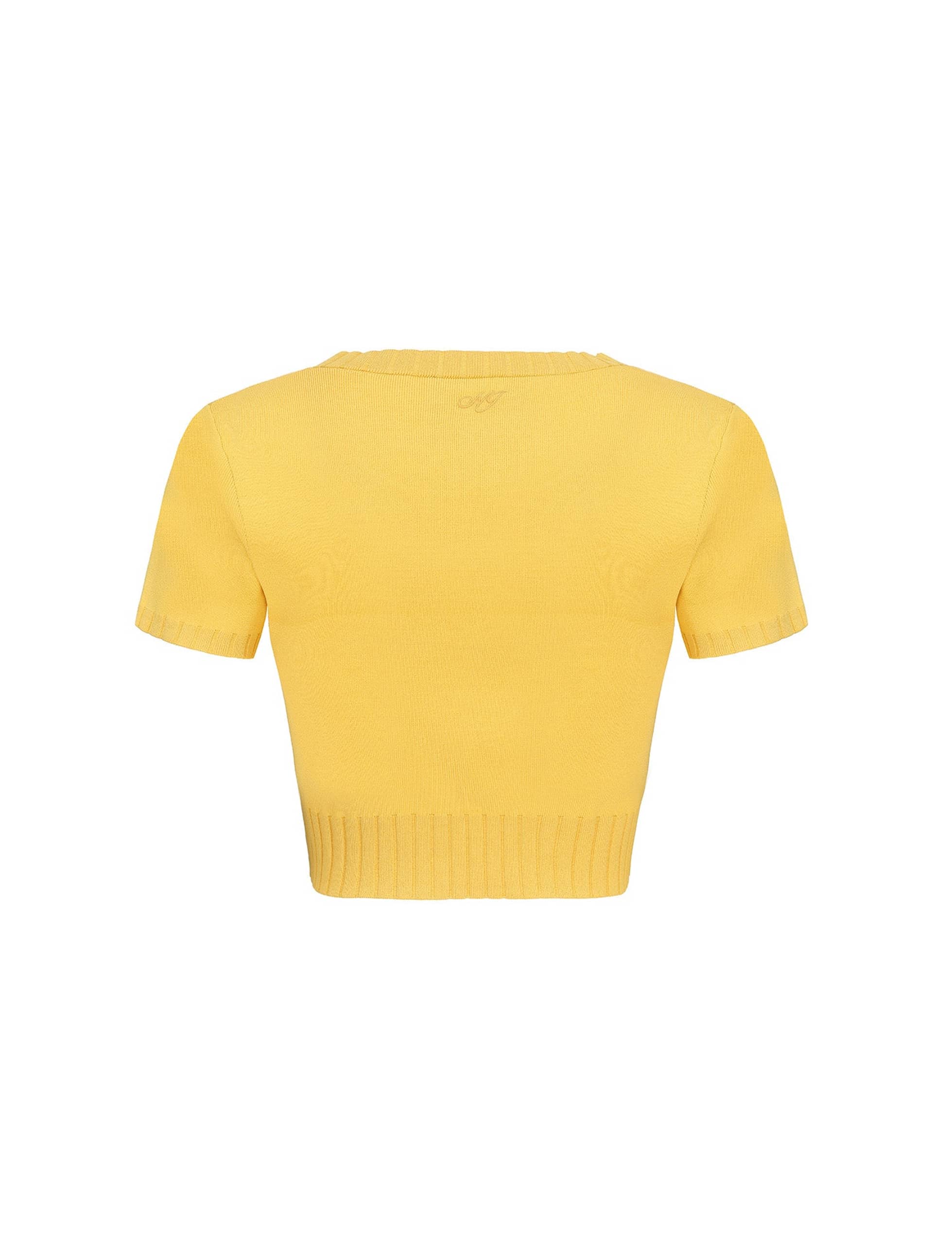 Kennedy Knit Top Set (Yellow) made by Nana Jacqueline