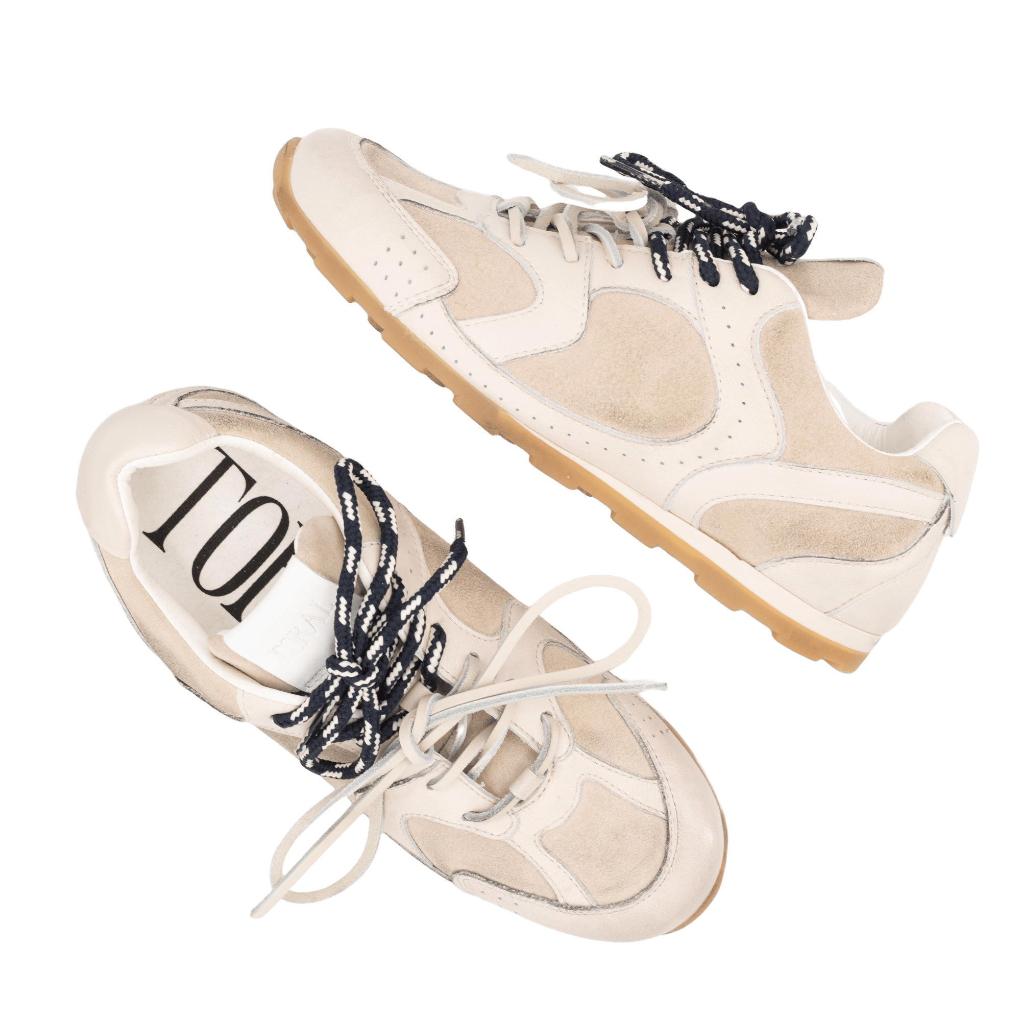 BOSCO LEATHER AND MESH SNEAKERS made by Toral