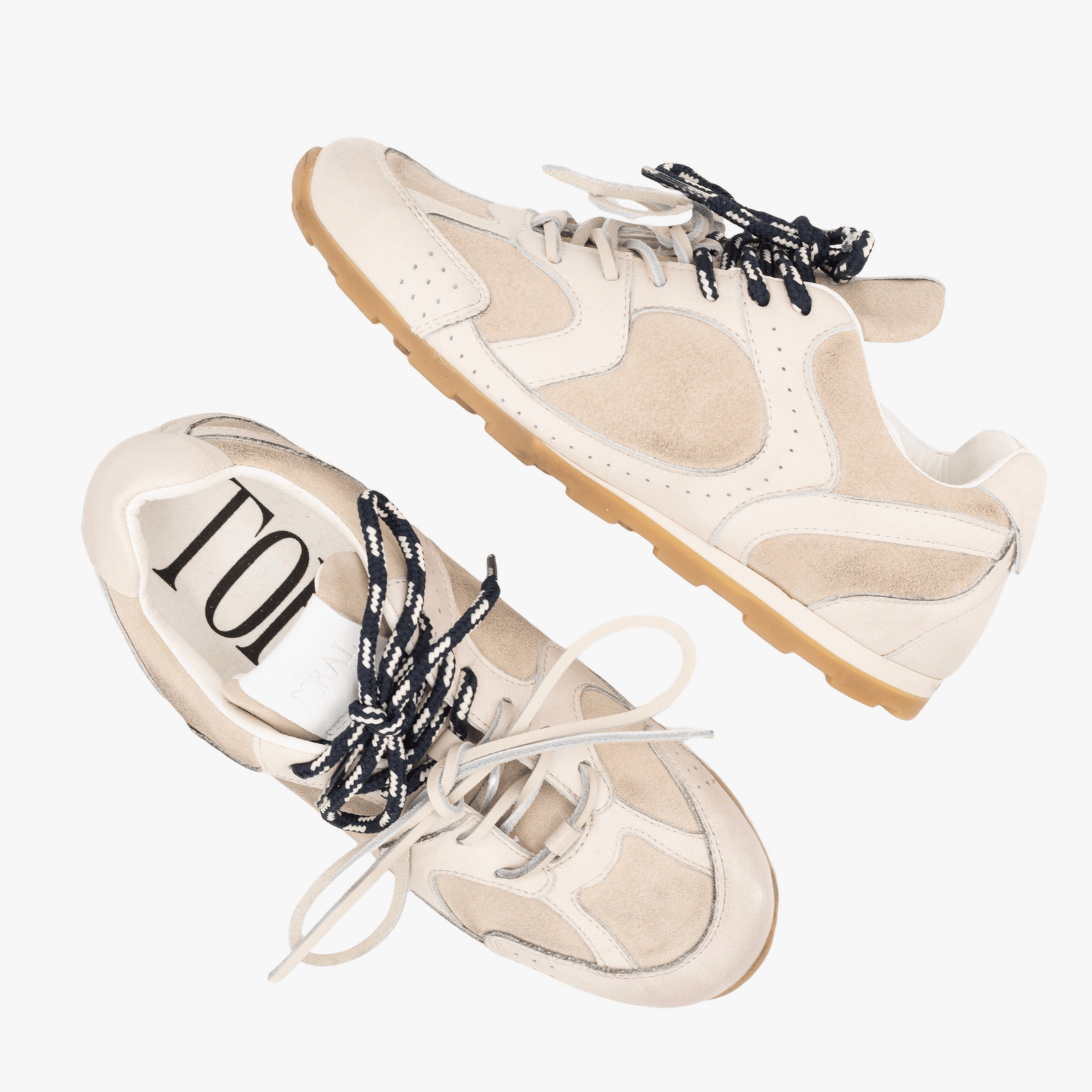 BOSCO LEATHER AND MESH SNEAKERS made by Toral