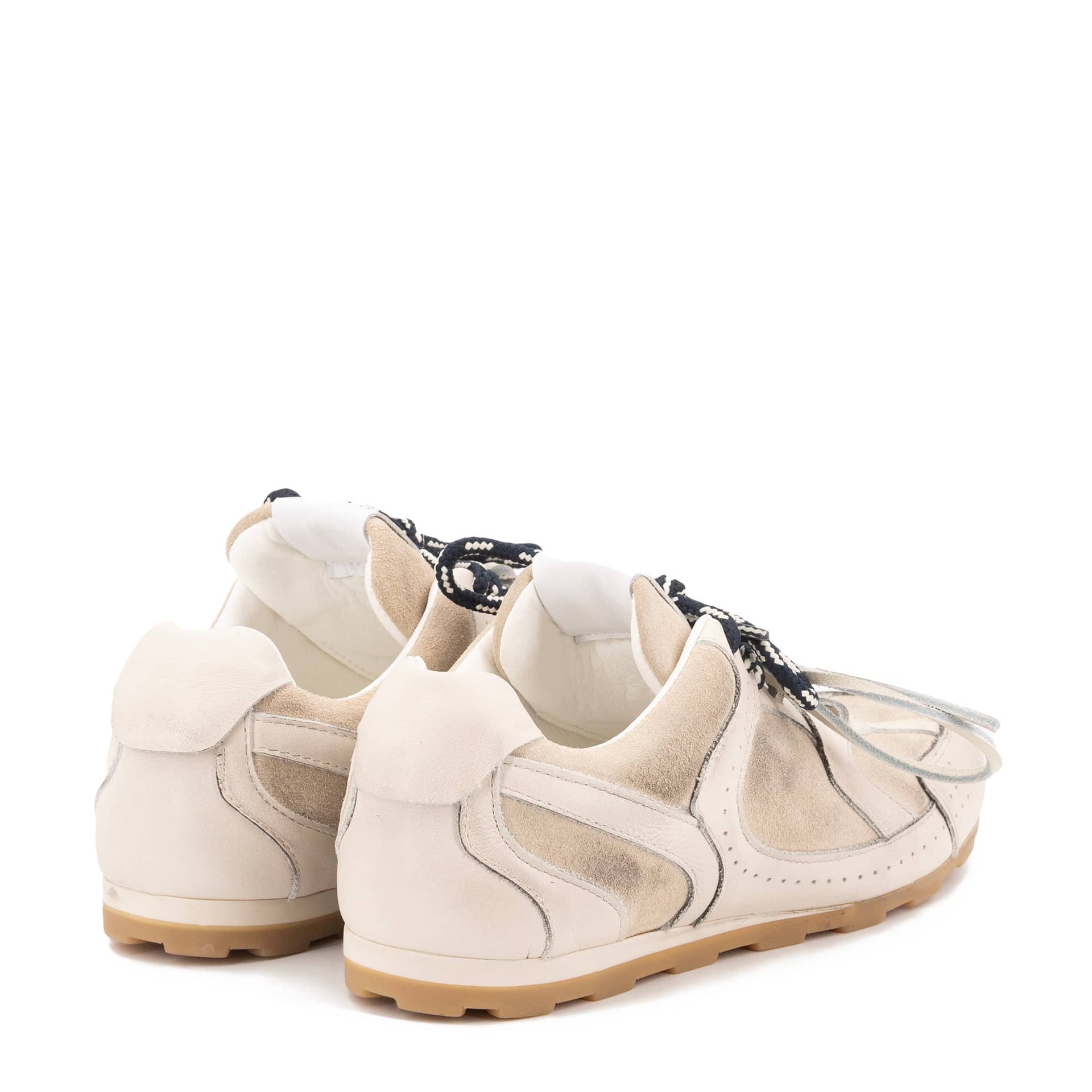 BOSCO LEATHER AND MESH SNEAKERS made by Toral