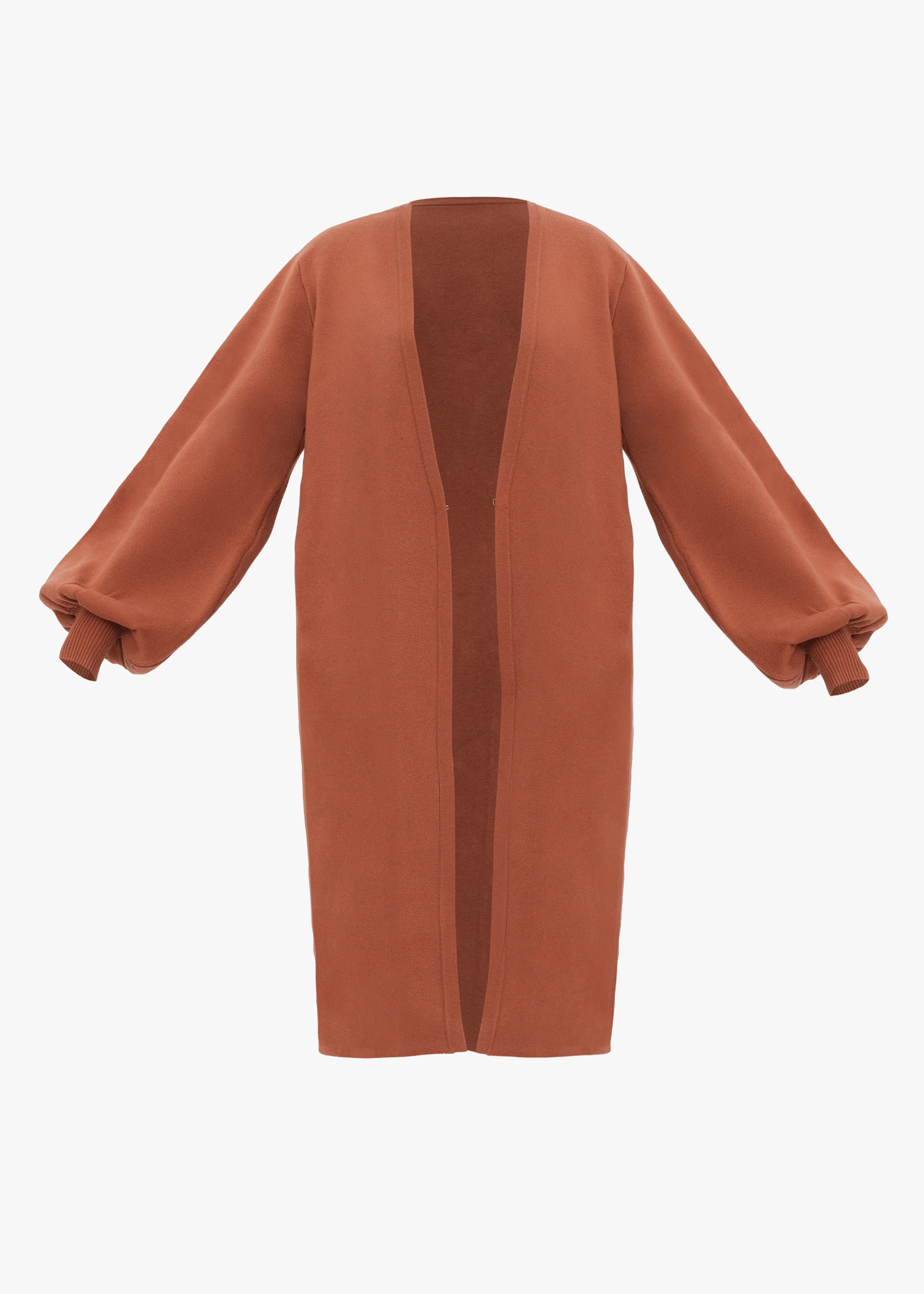 ONA KNIT CARDIGAN - PUMPKIN made by Andrea Iyamah