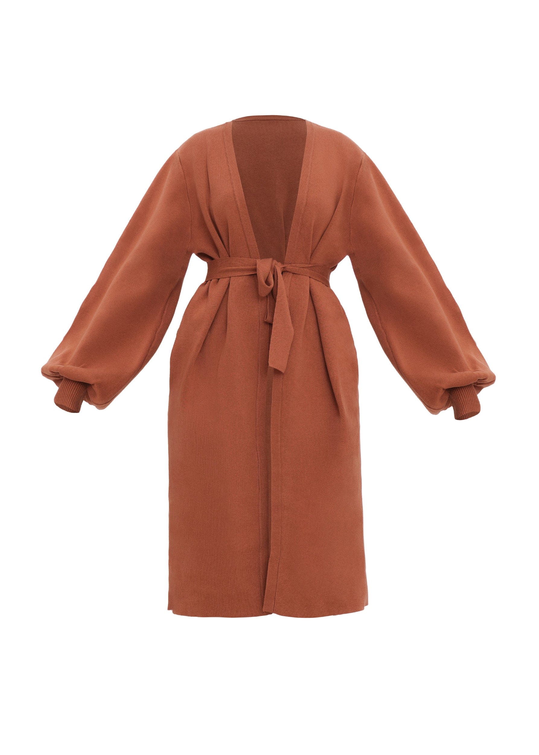 ONA KNIT CARDIGAN - PUMPKIN made by Andrea Iyamah