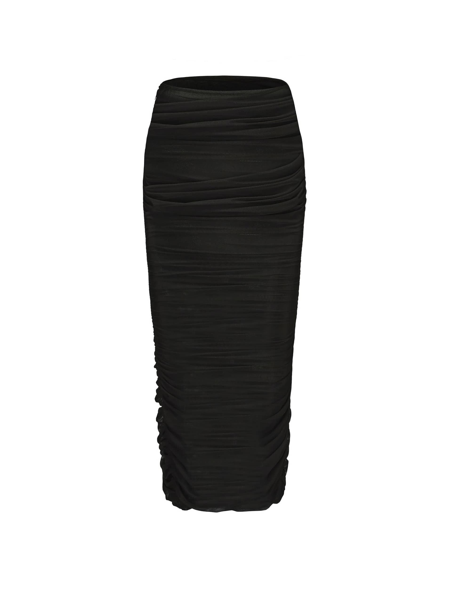 Pia Mesh Skirt (Black) made by Nana Jacqueline