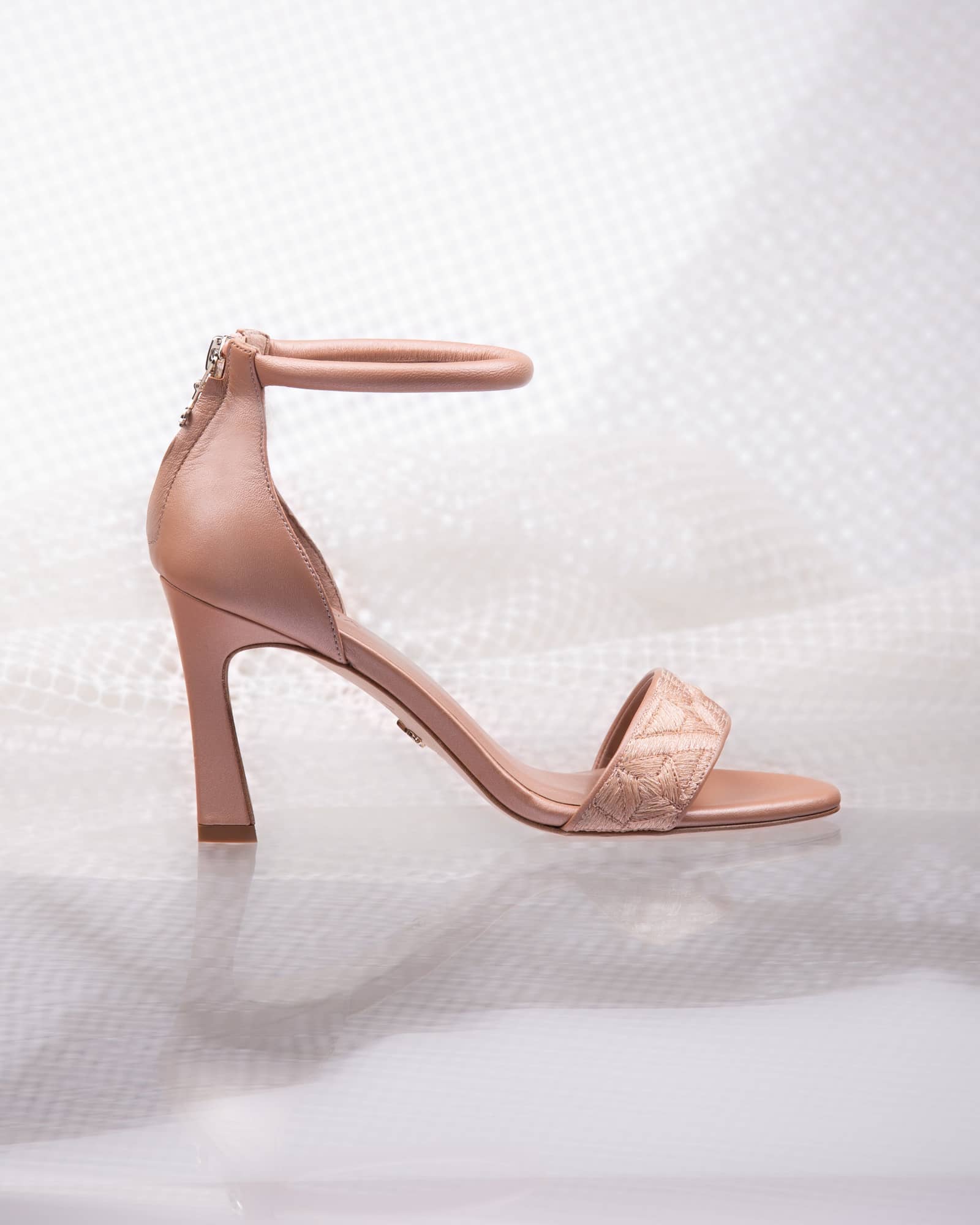 Fibre Sandal 85 Tan in Beige made by ATANA