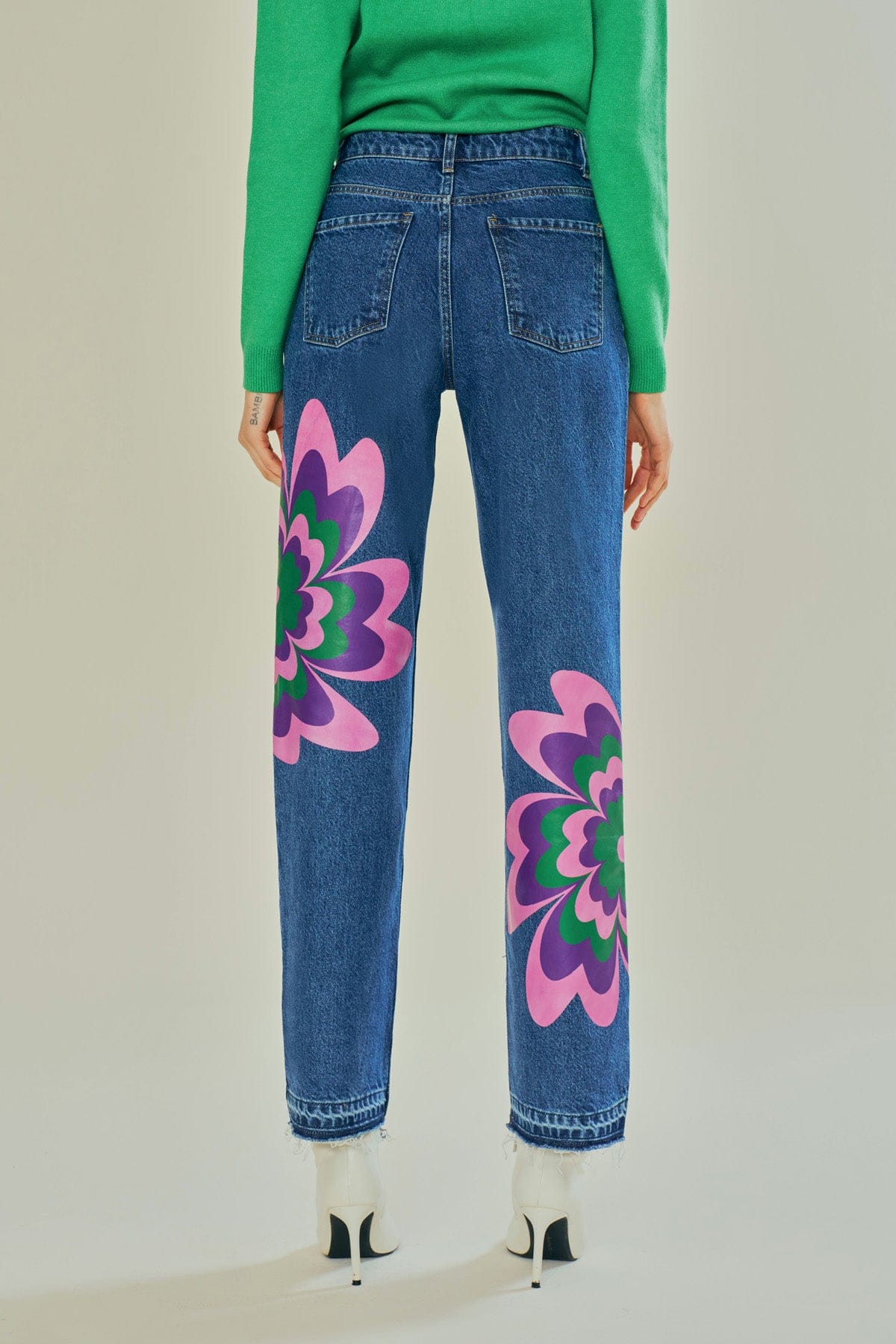 Botanical Bliss Jeans made by Declara