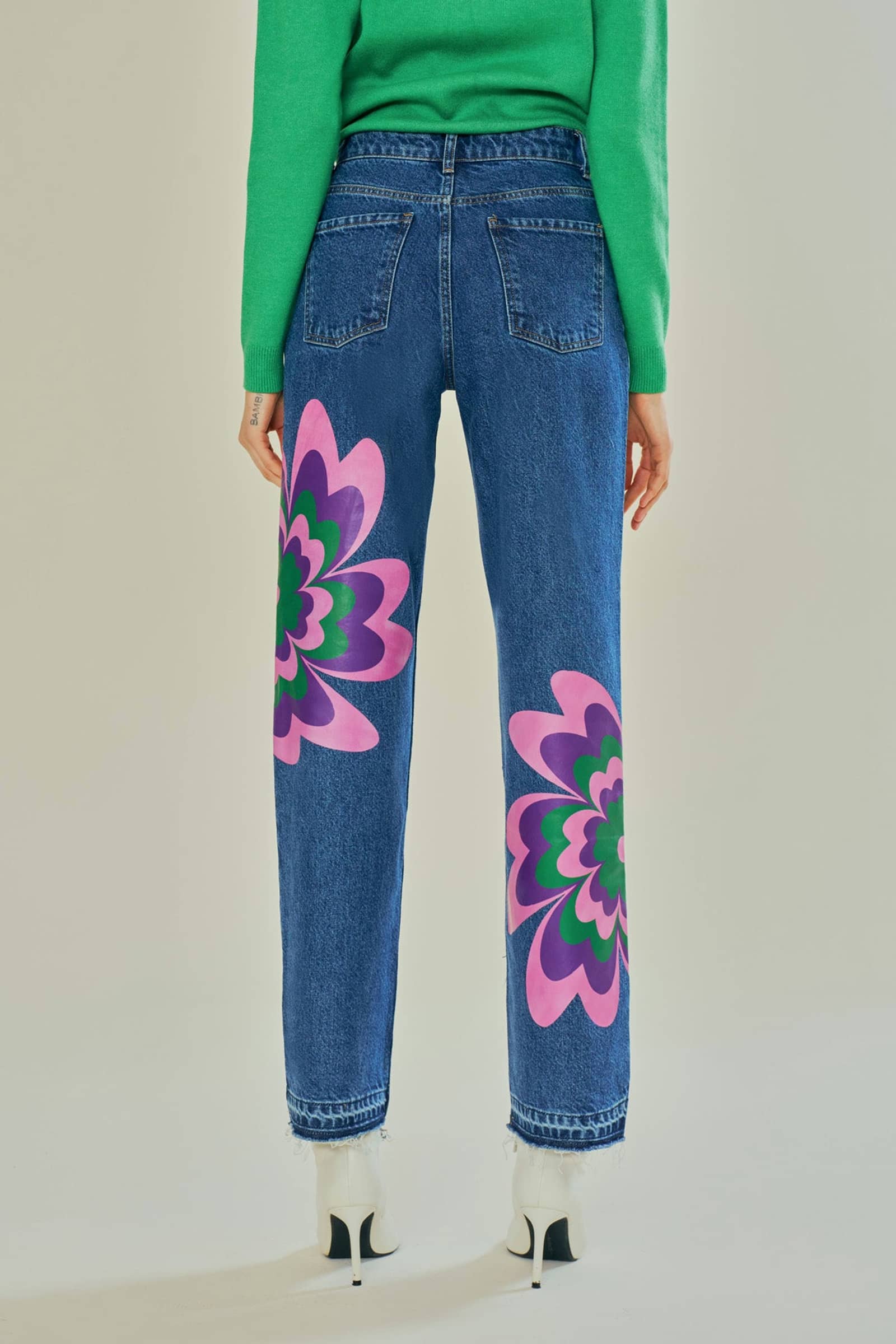 Botanical Bliss Jeans made by Declara