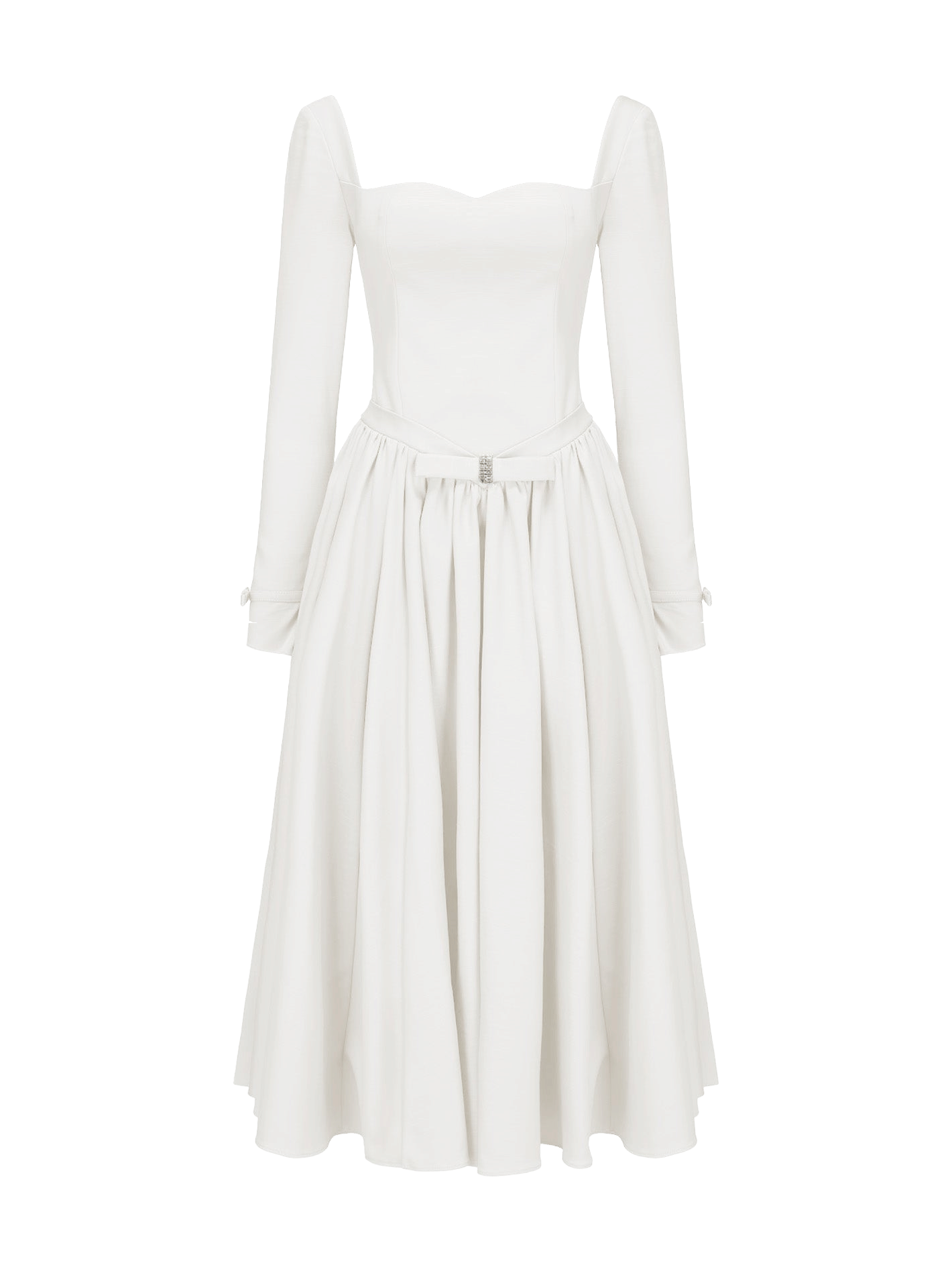 Bernadette Dress (White) made by Nana Jacqueline