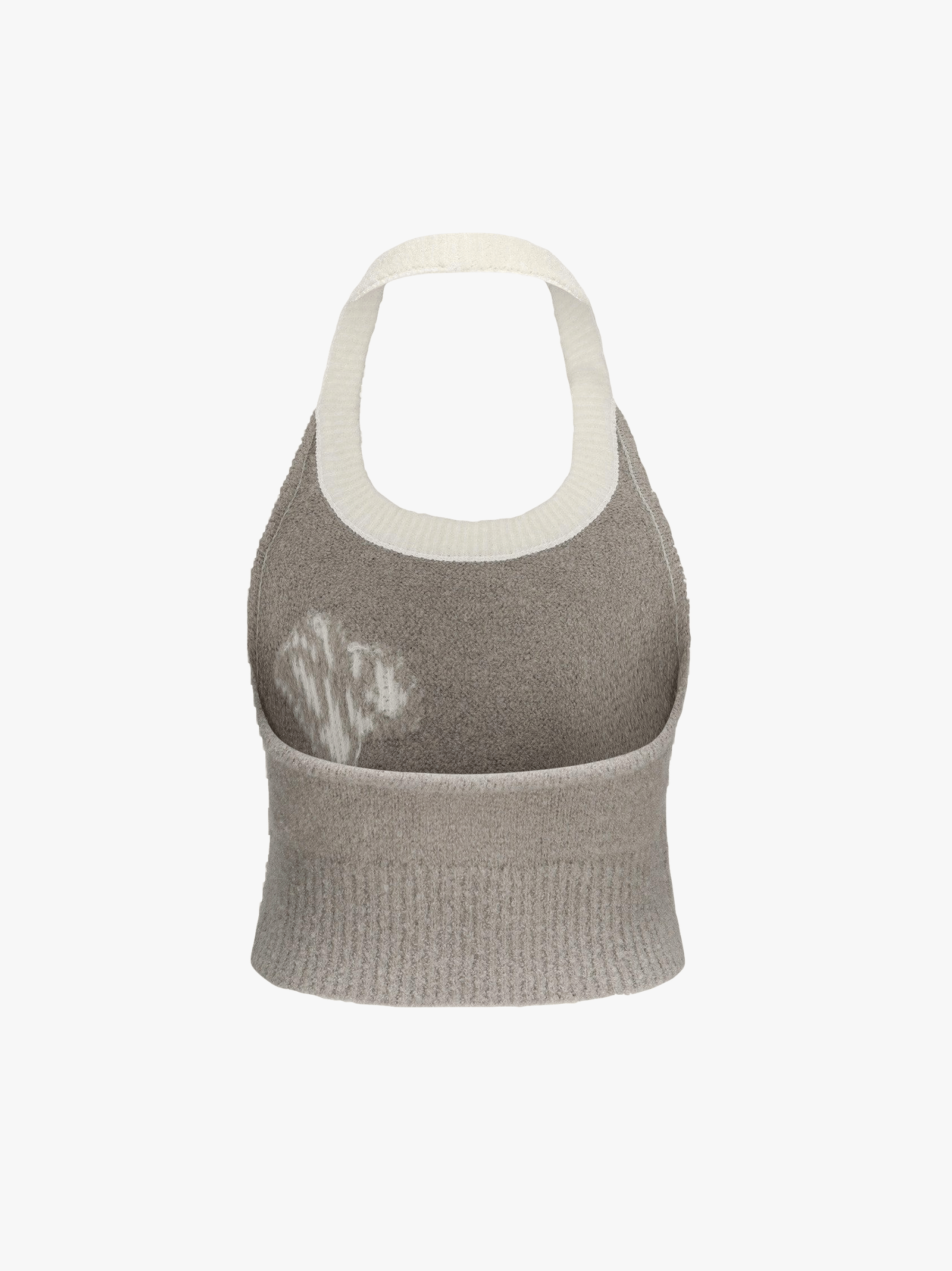 Macie Knit Halter Top (Grey) (Final Sale) in Grey made by Nana Jacqueline