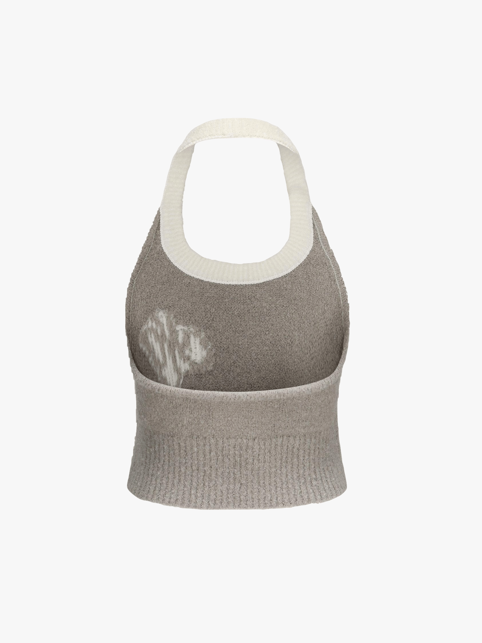 Macie Knit Halter Top (Grey) (Final Sale) in Grey made by Nana Jacqueline