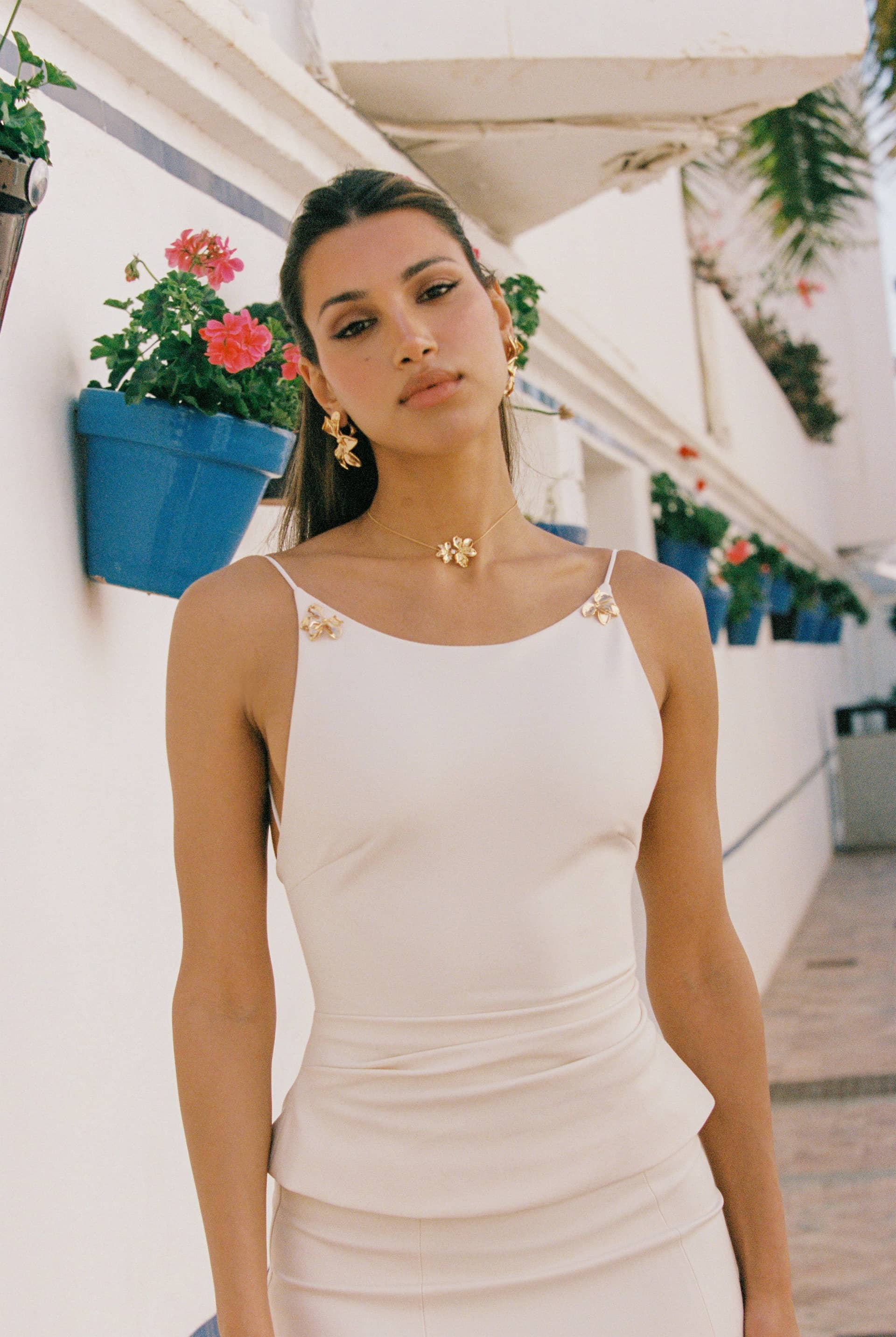 Selena Top (White) made by Nana Jacqueline