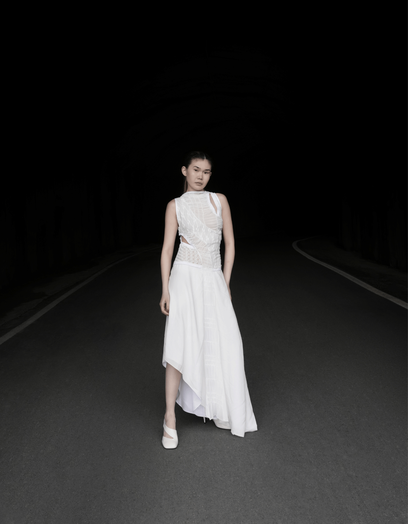 MOLKA White Midi Dress made by MAET