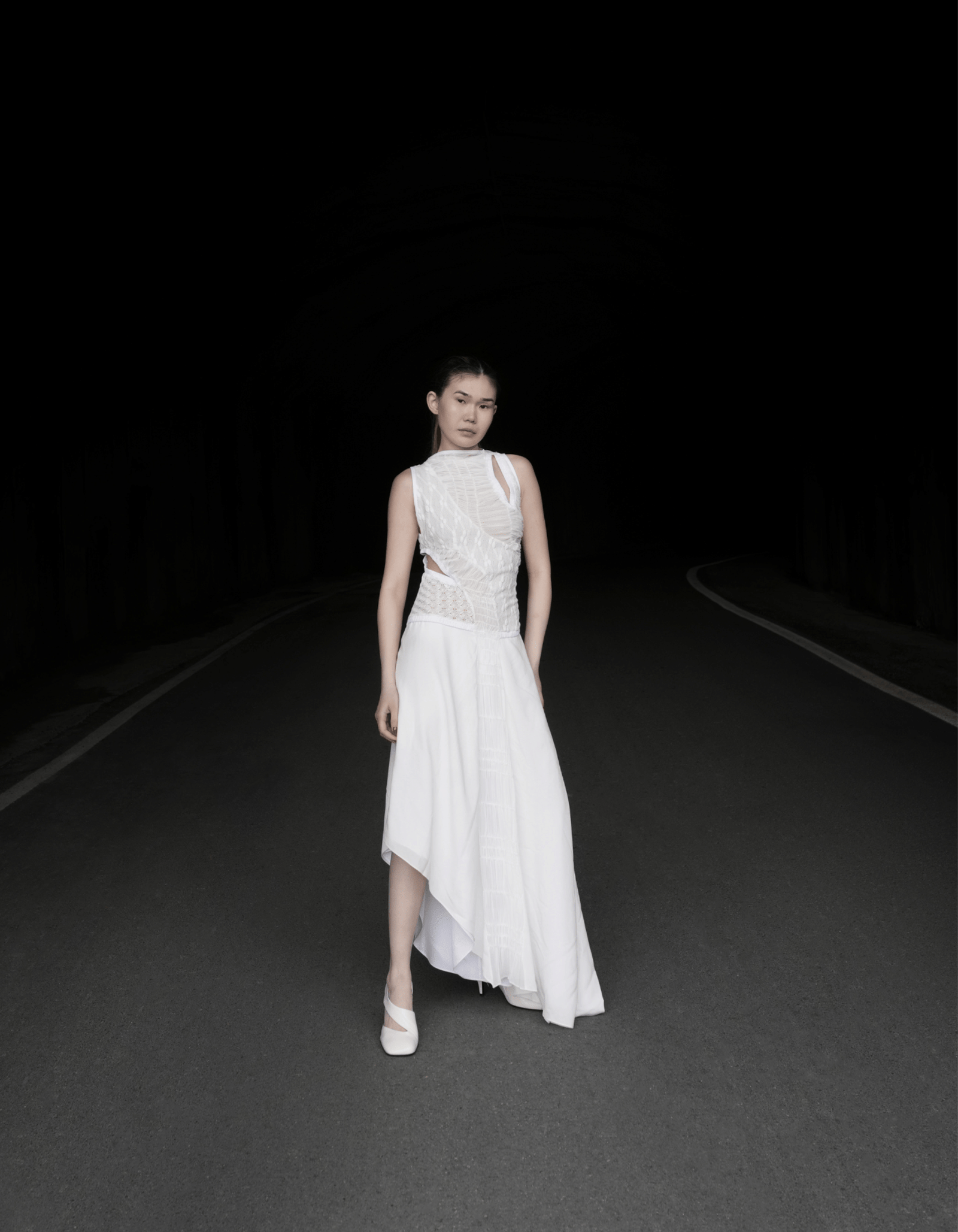 MOLKA White Midi Dress made by MAET