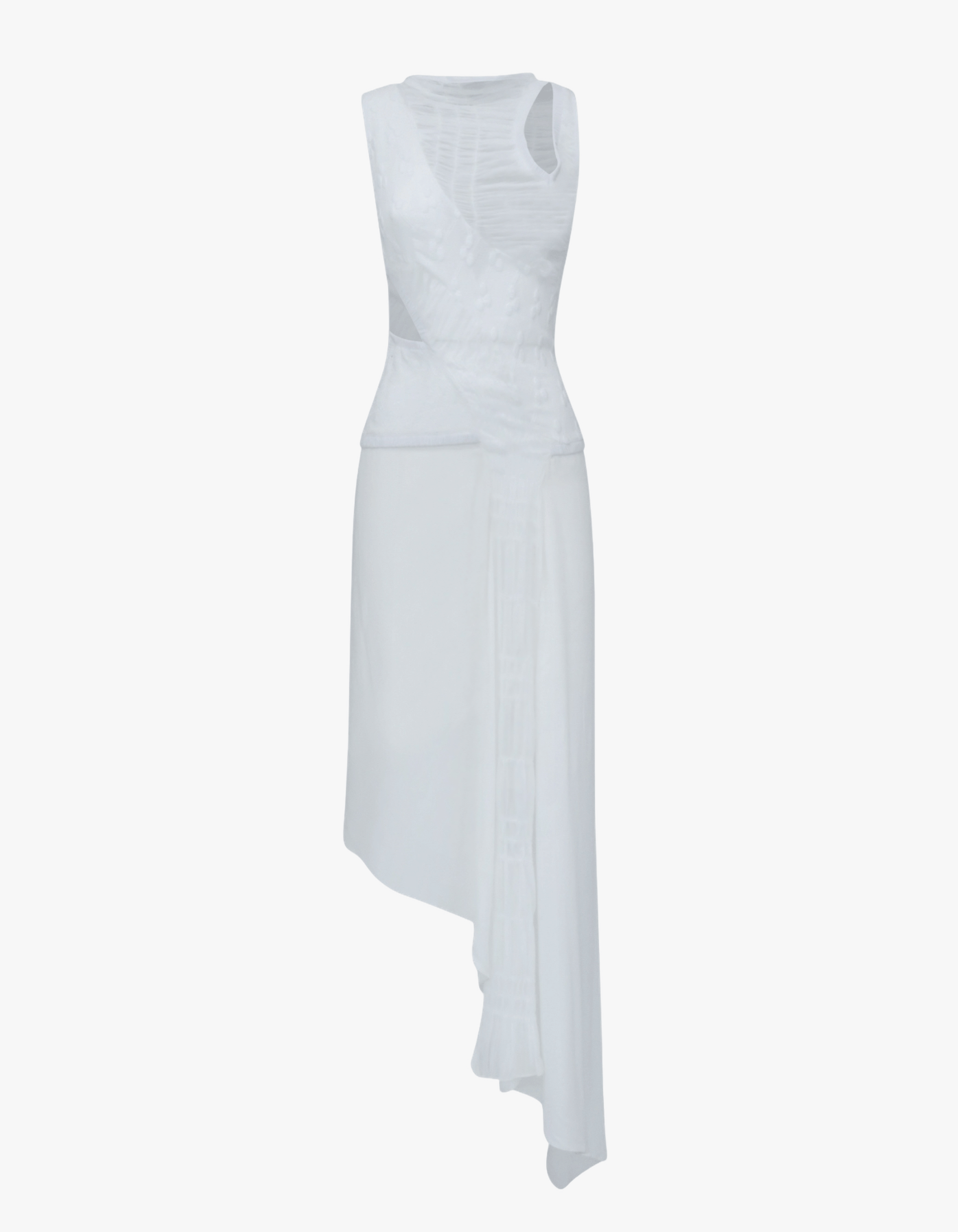 MOLKA White Midi Dress made by MAET