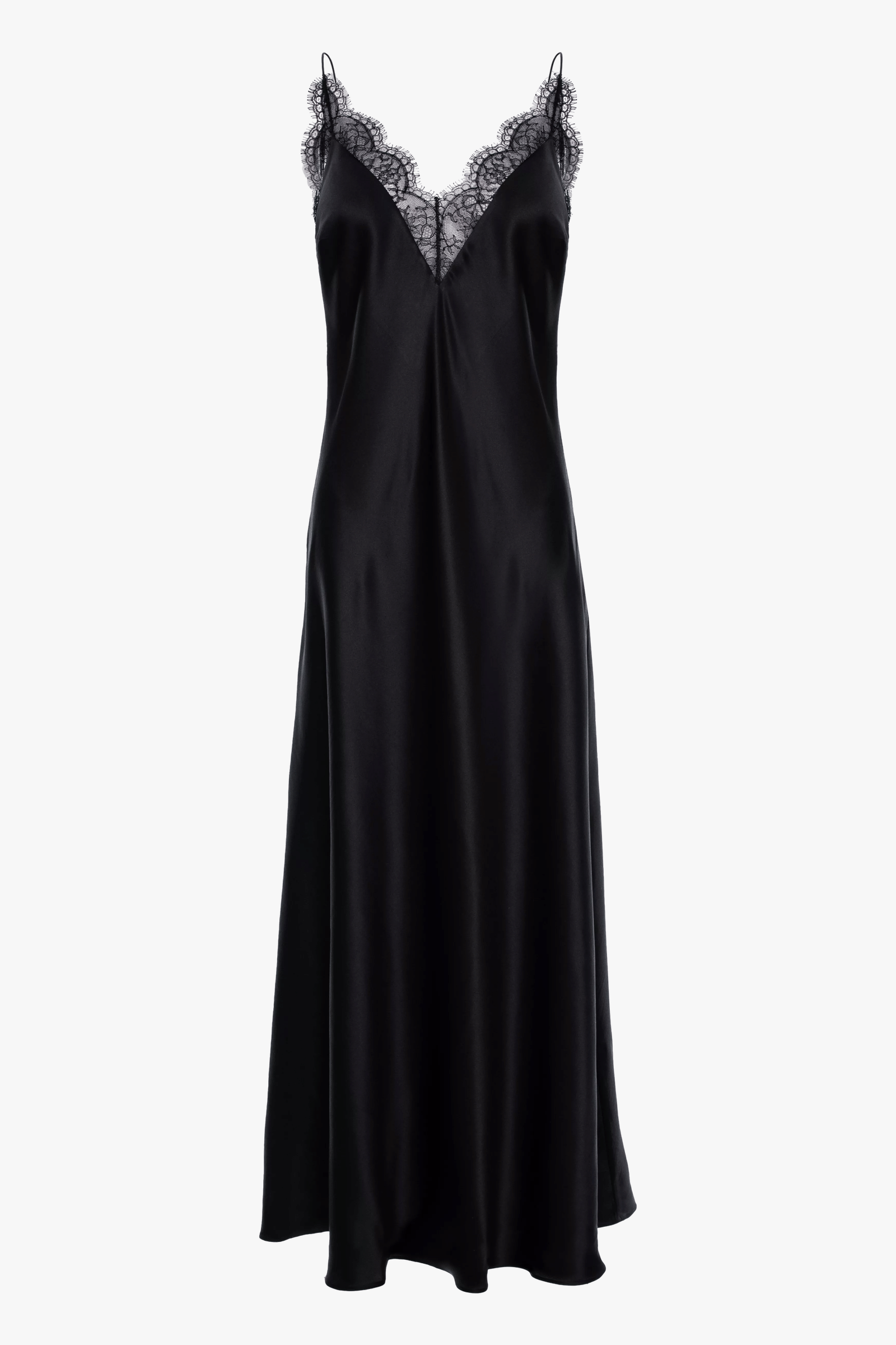 Chantilly Lace Satin Slip-Dress made by Aureliana