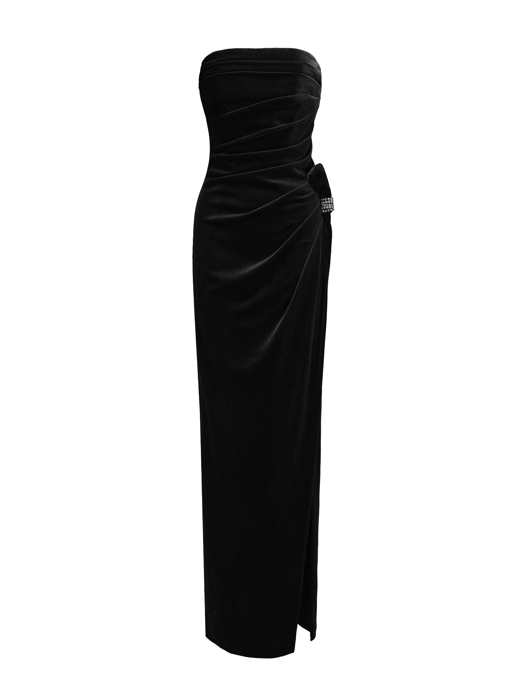 Emma Velvet Dress (Black) made by Nana Jacqueline