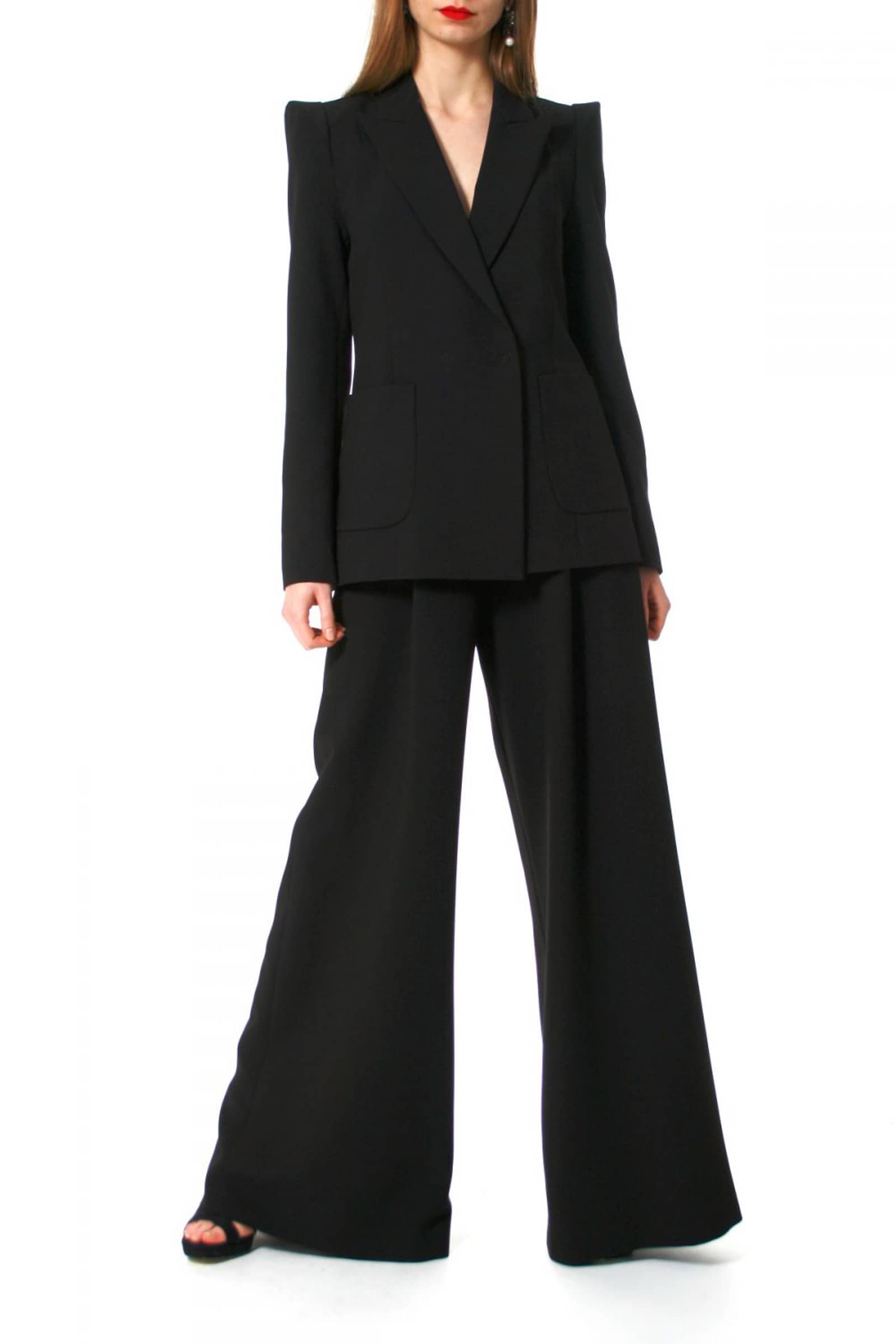 Blazer Samantha Total Eclipse in Black made by HALEWSKI