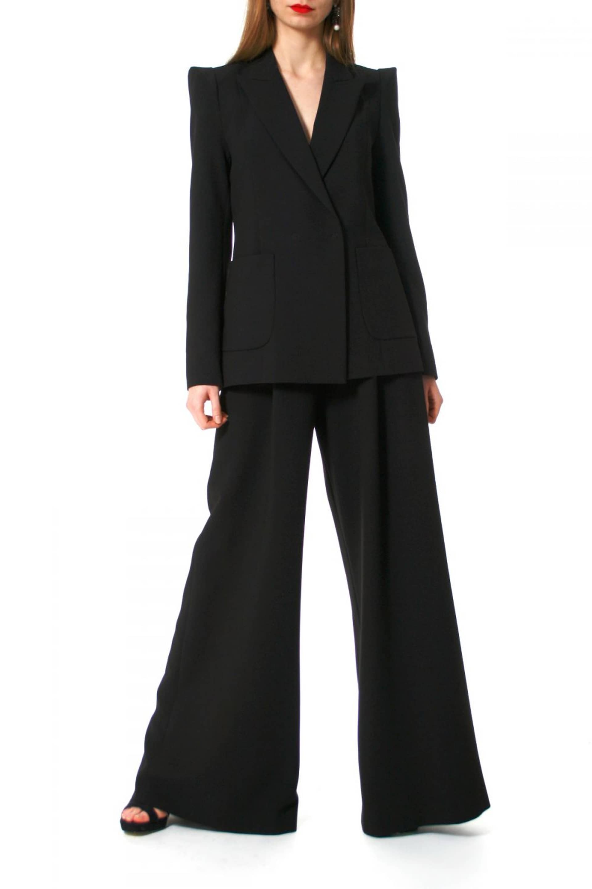 Blazer Samantha Total Eclipse in Black made by HALEWSKI