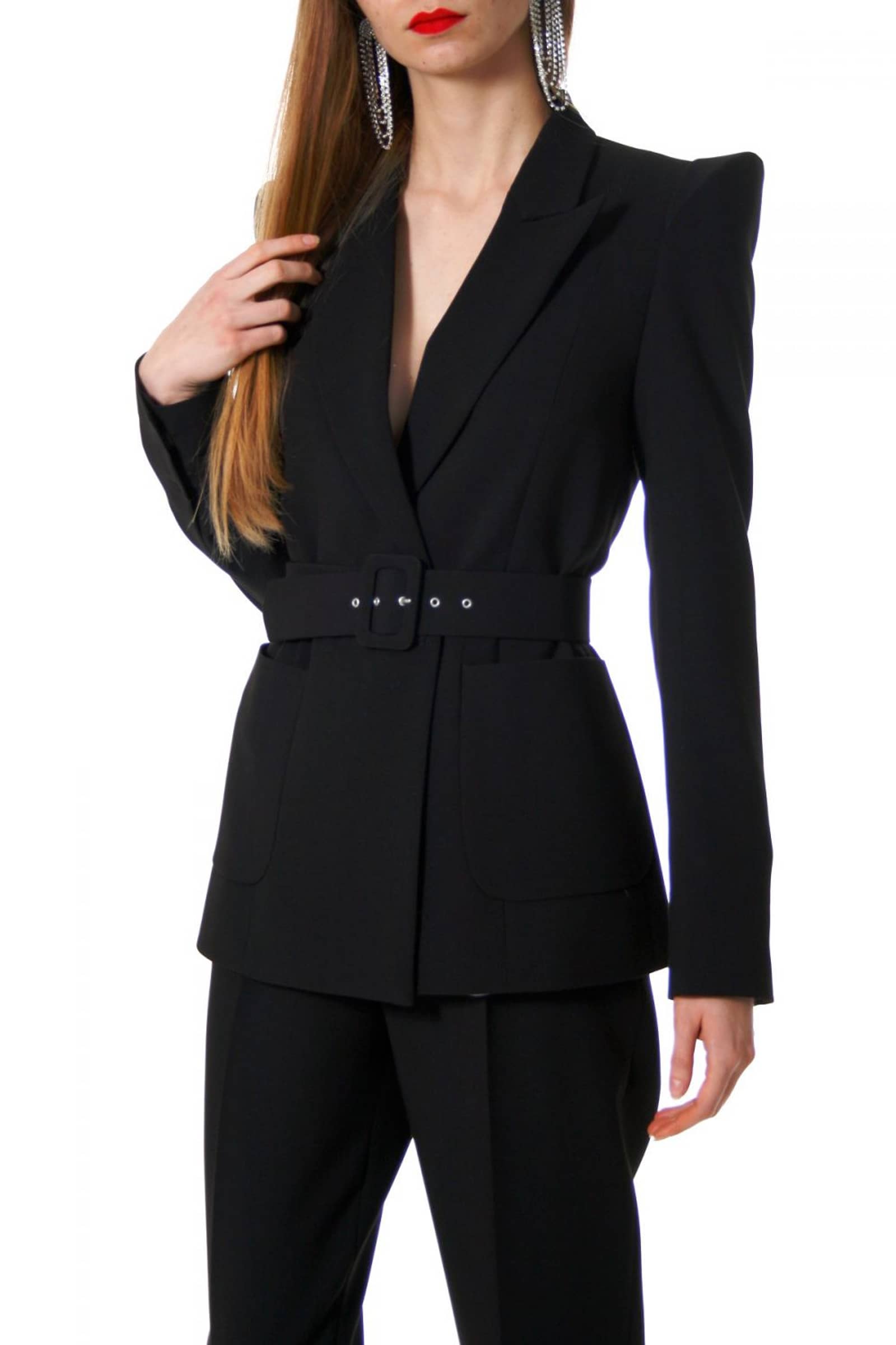 Blazer Samantha Total Eclipse in Black made by HALEWSKI