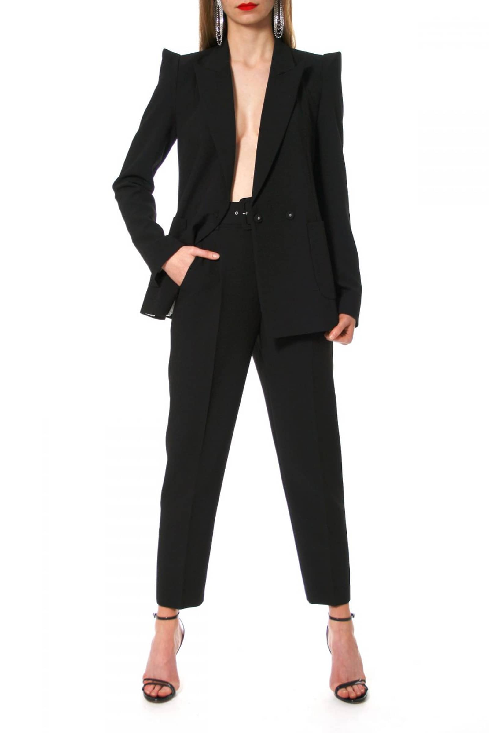 Blazer Samantha Total Eclipse in Black made by HALEWSKI
