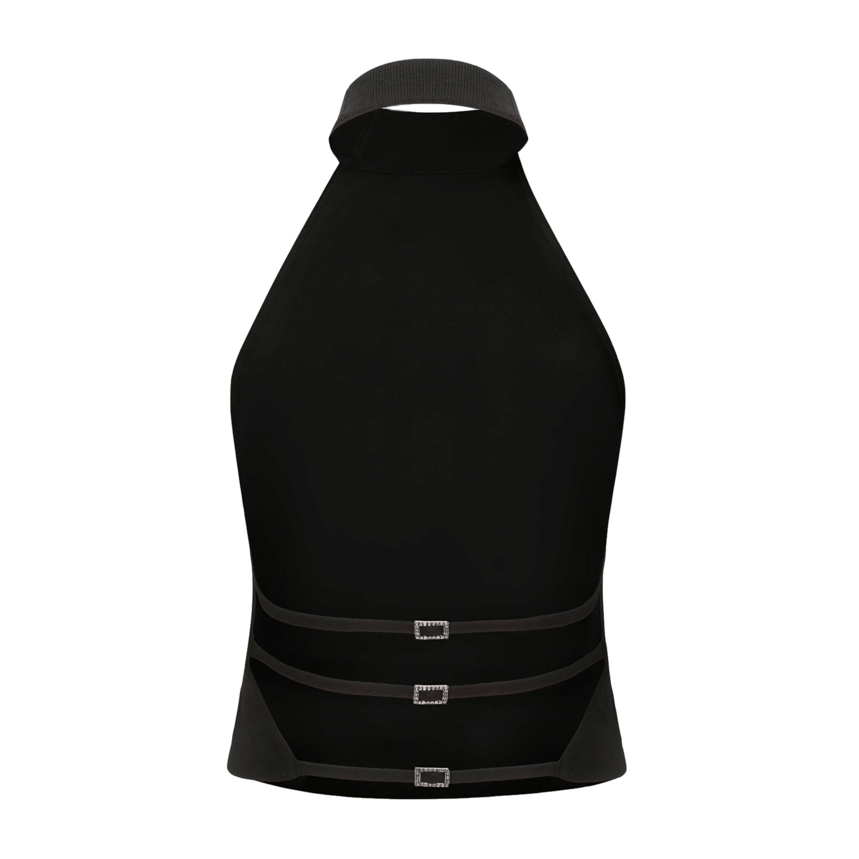 Black Brianah Top (Final Sale) in Black made by Nana Jacqueline