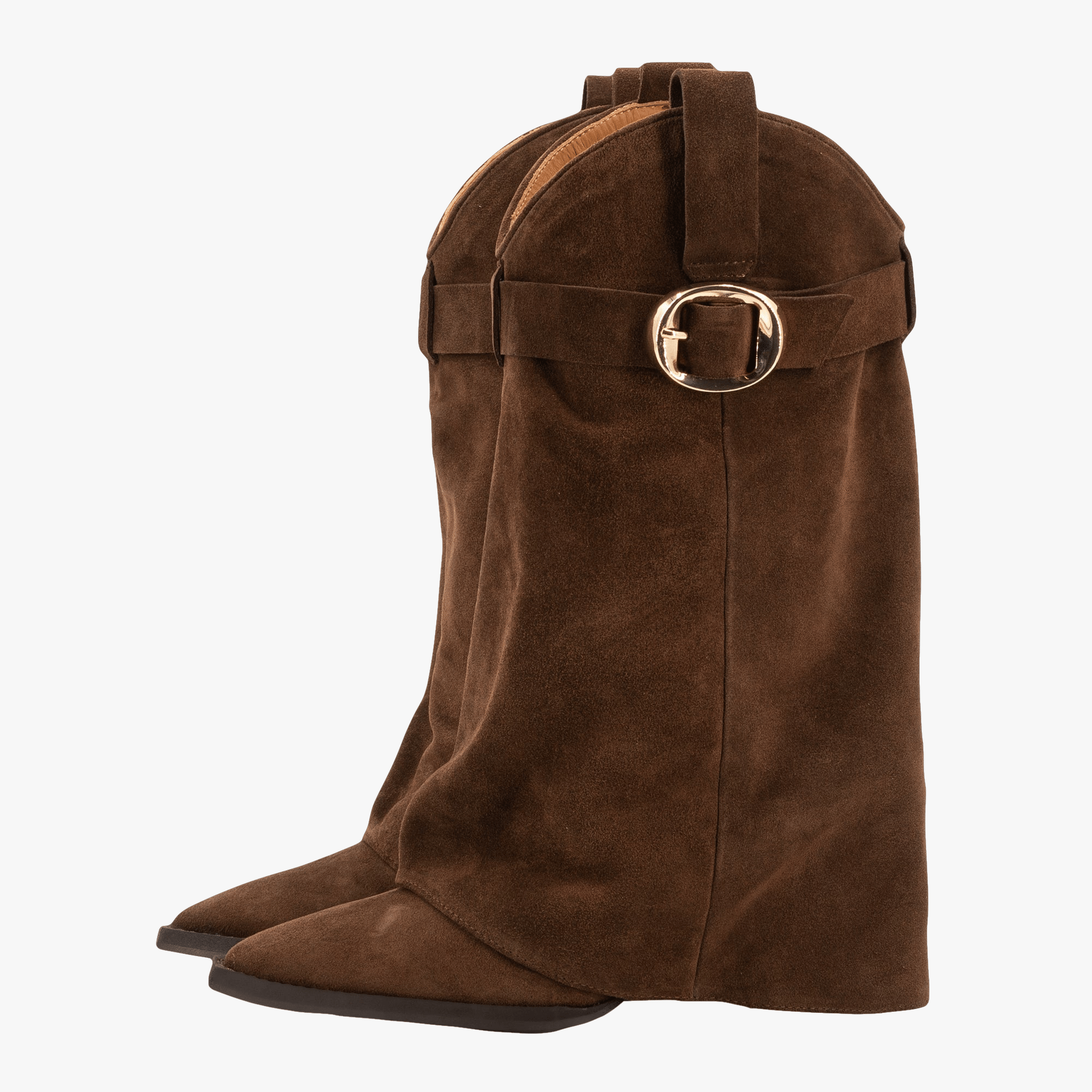 FOLK BROWN BOOTS made by Toral