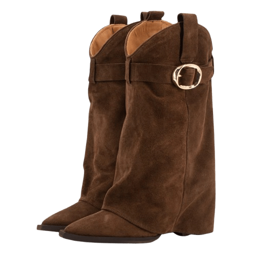 FOLK BROWN BOOTS made by Toral