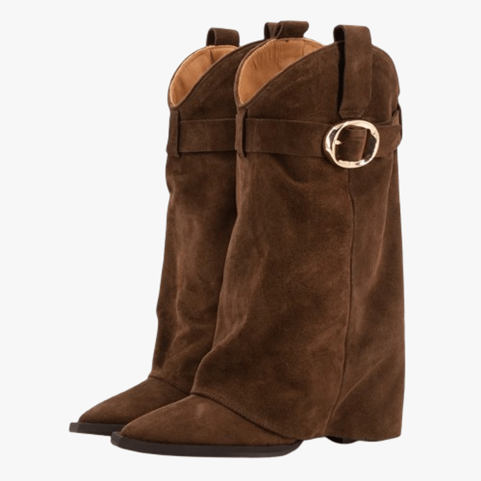 FOLK BROWN BOOTS made by Toral