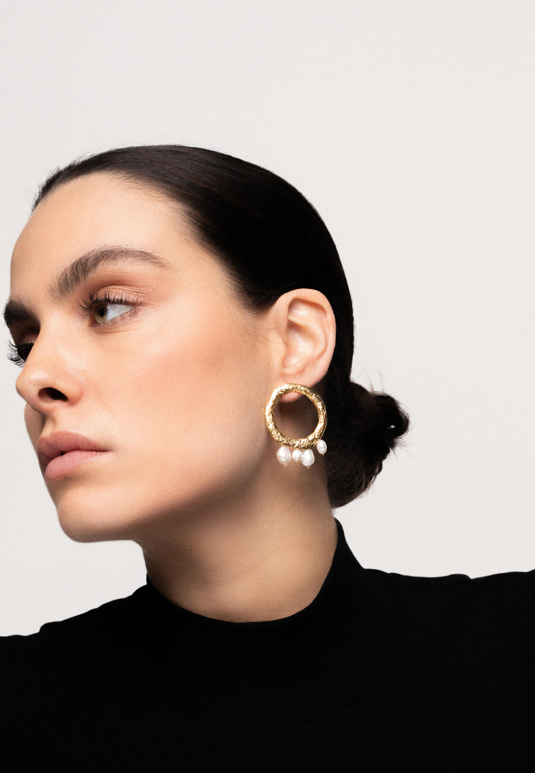 Adara Pearl Earrings made by Lavani Jewels