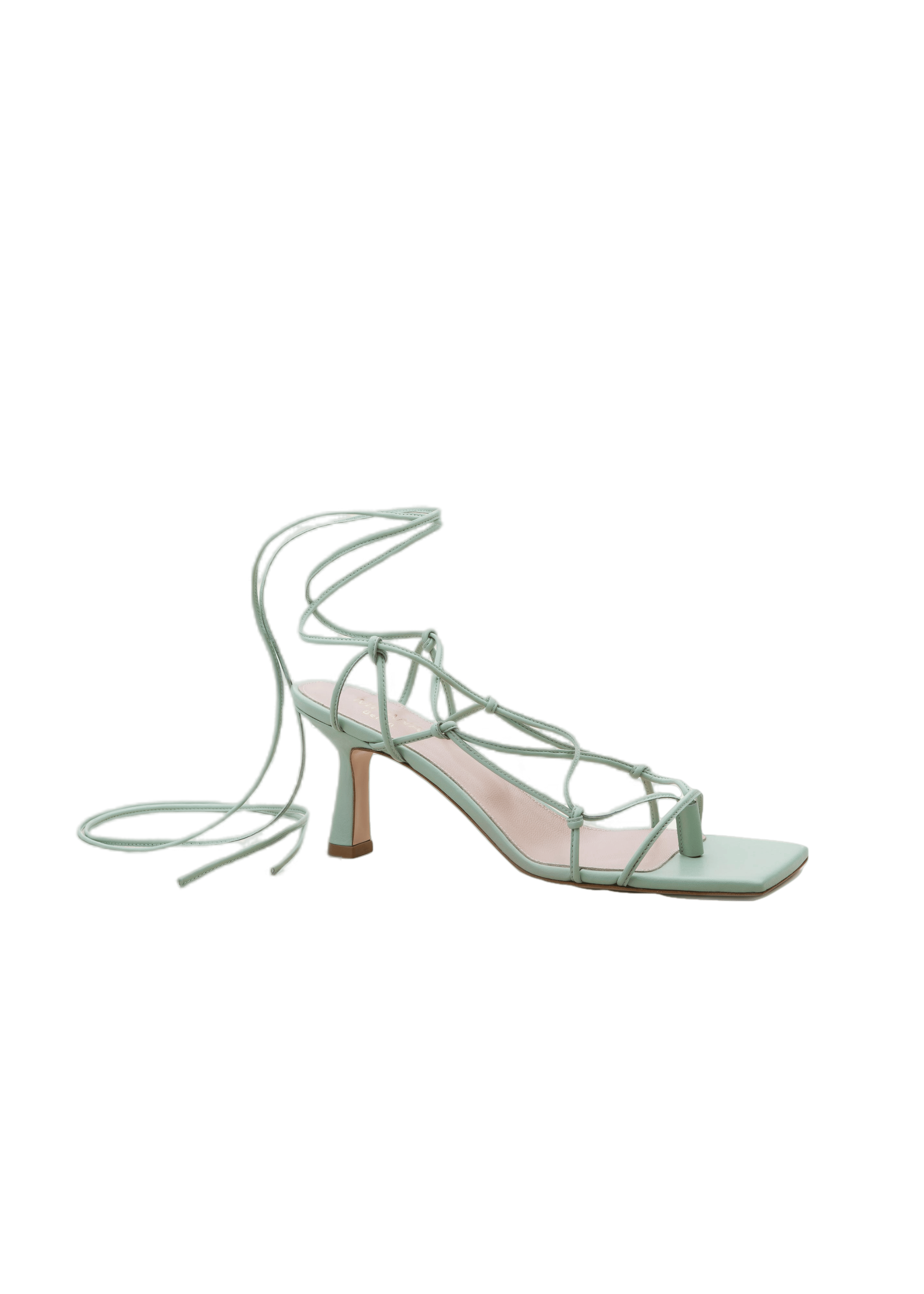 Gia Sandals in Green made by Miyana Berlin