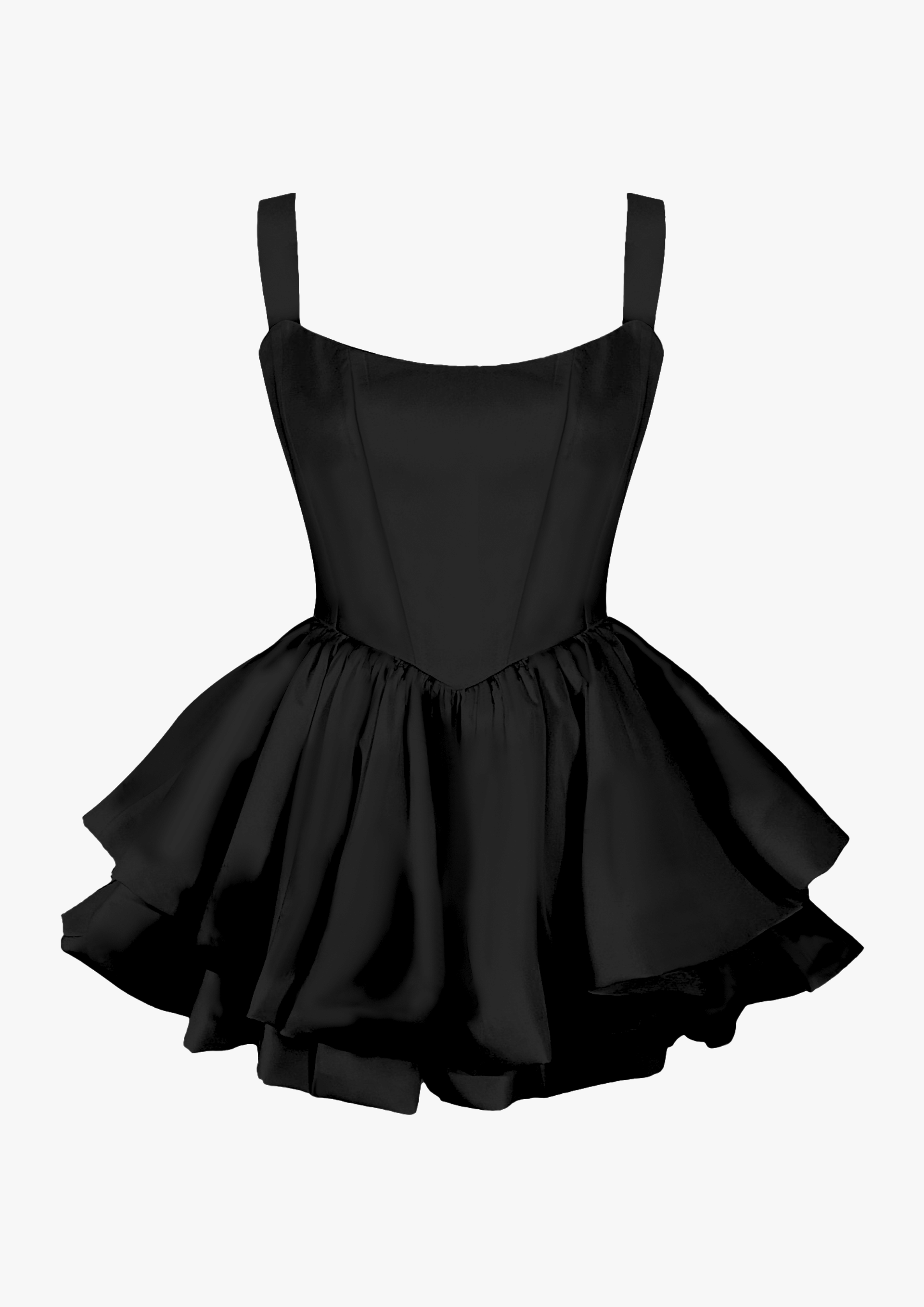 Este Dress - Black made by Gigii's