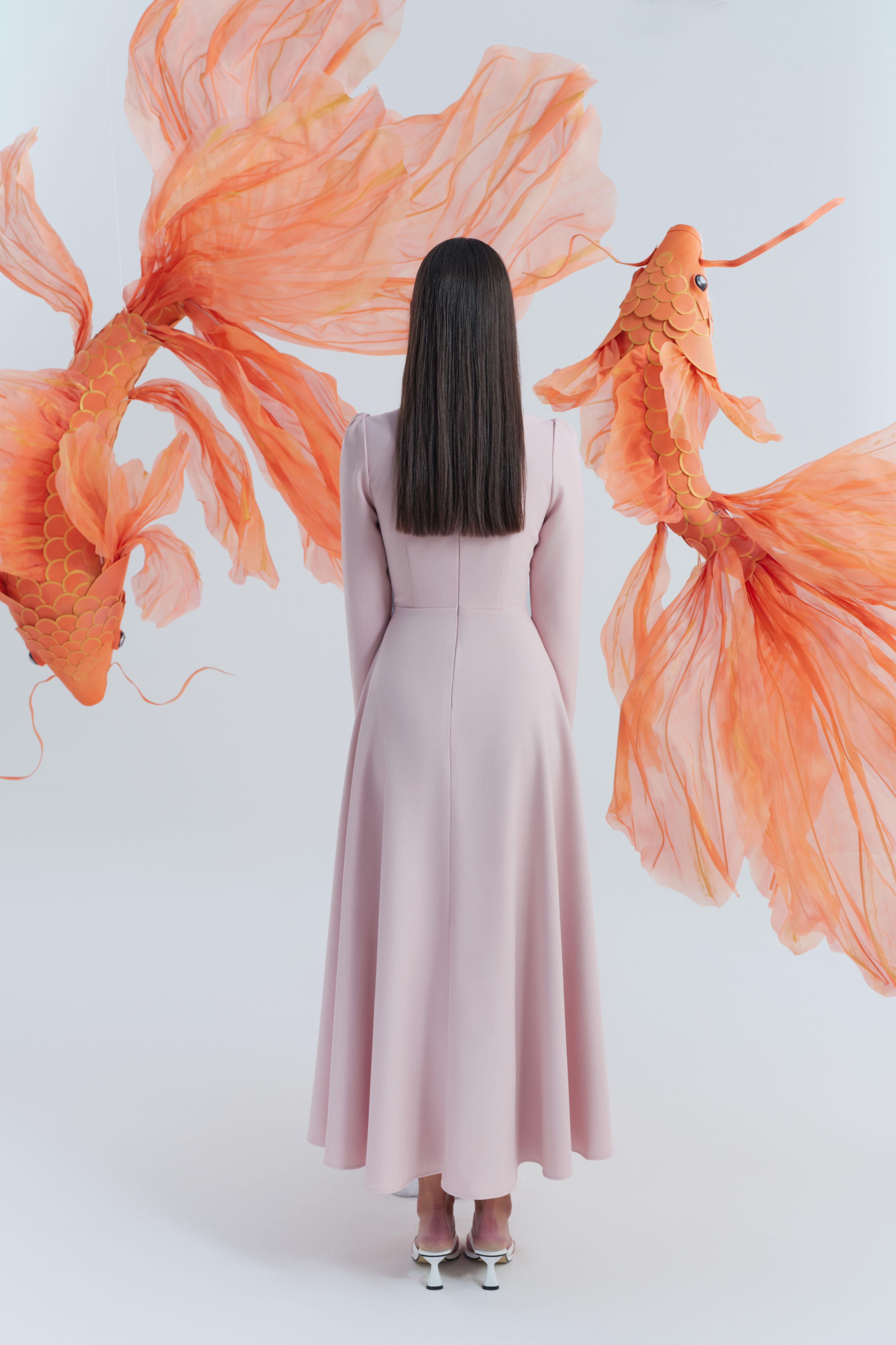 Oxford Loch Dress made by JUSTIN TONG