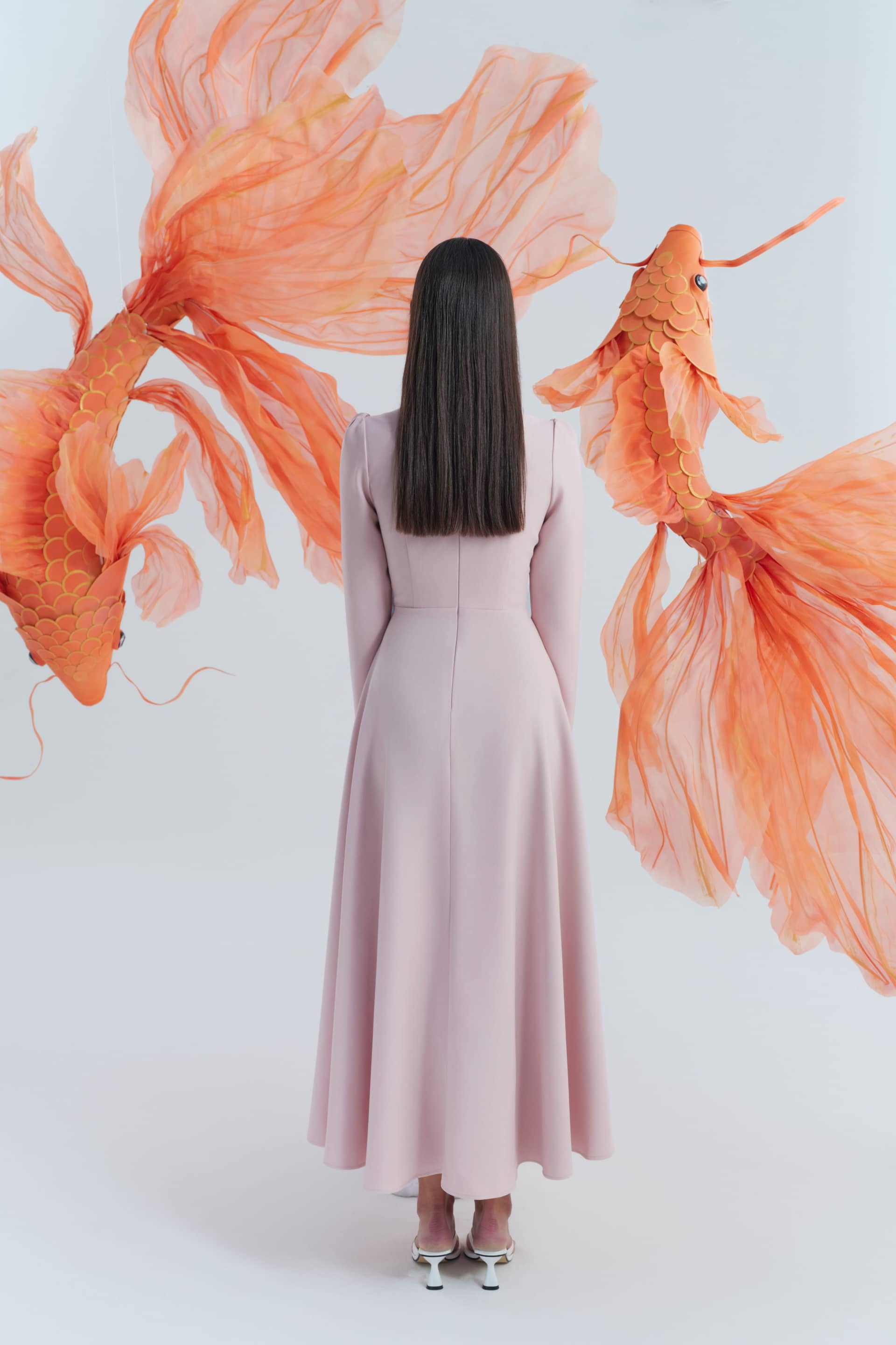 Oxford Loch Dress made by JUSTIN TONG