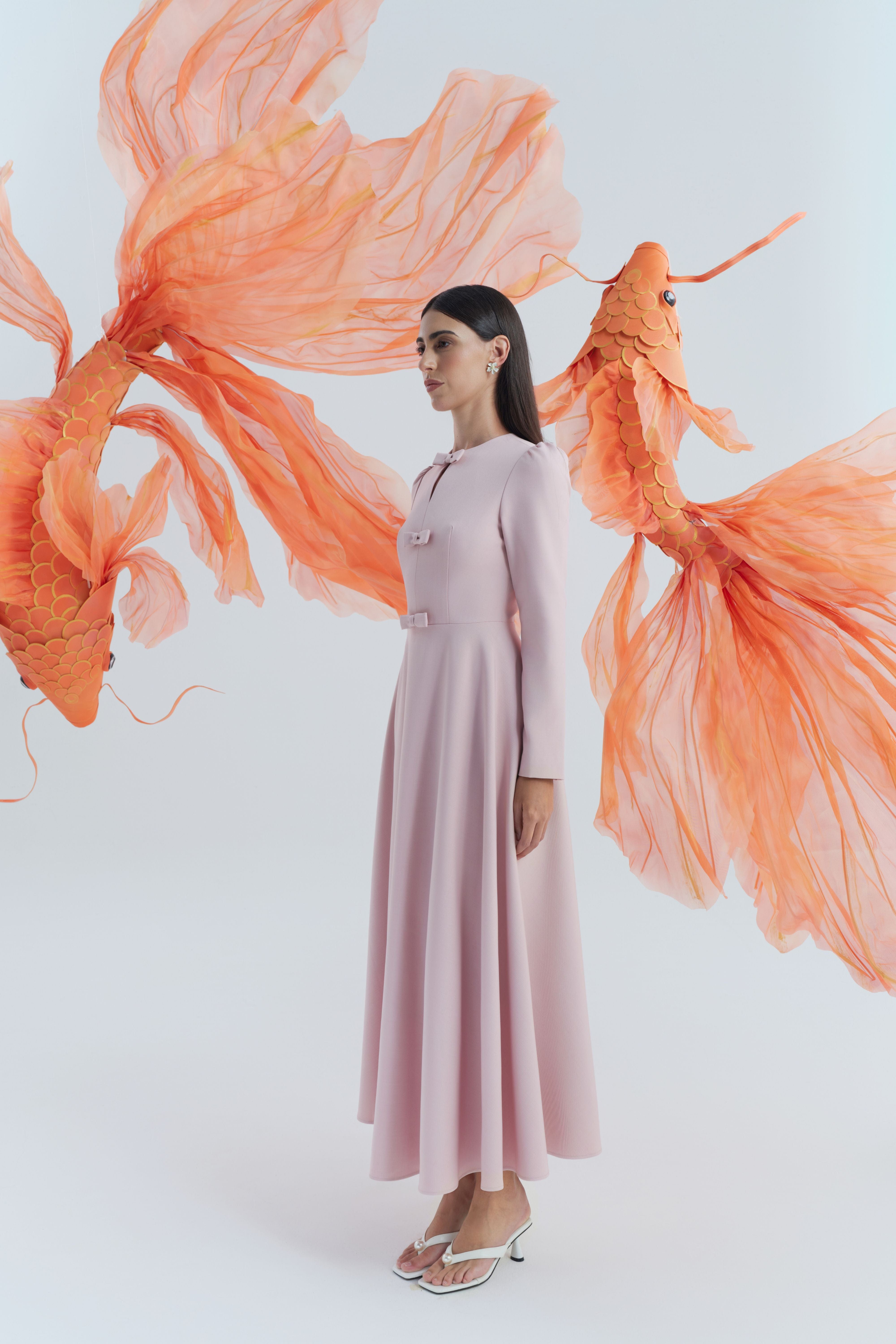 Oxford Loch Dress made by JUSTIN TONG