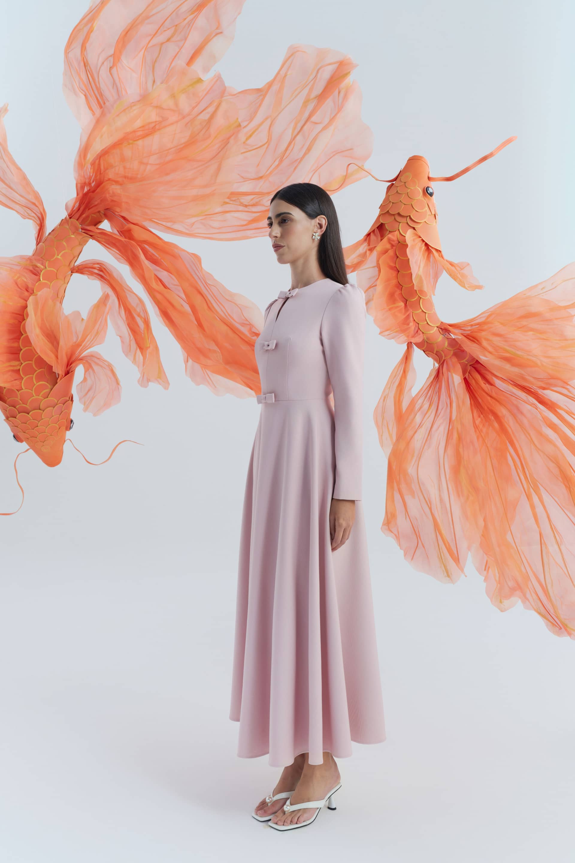 Oxford Loch Dress made by JUSTIN TONG